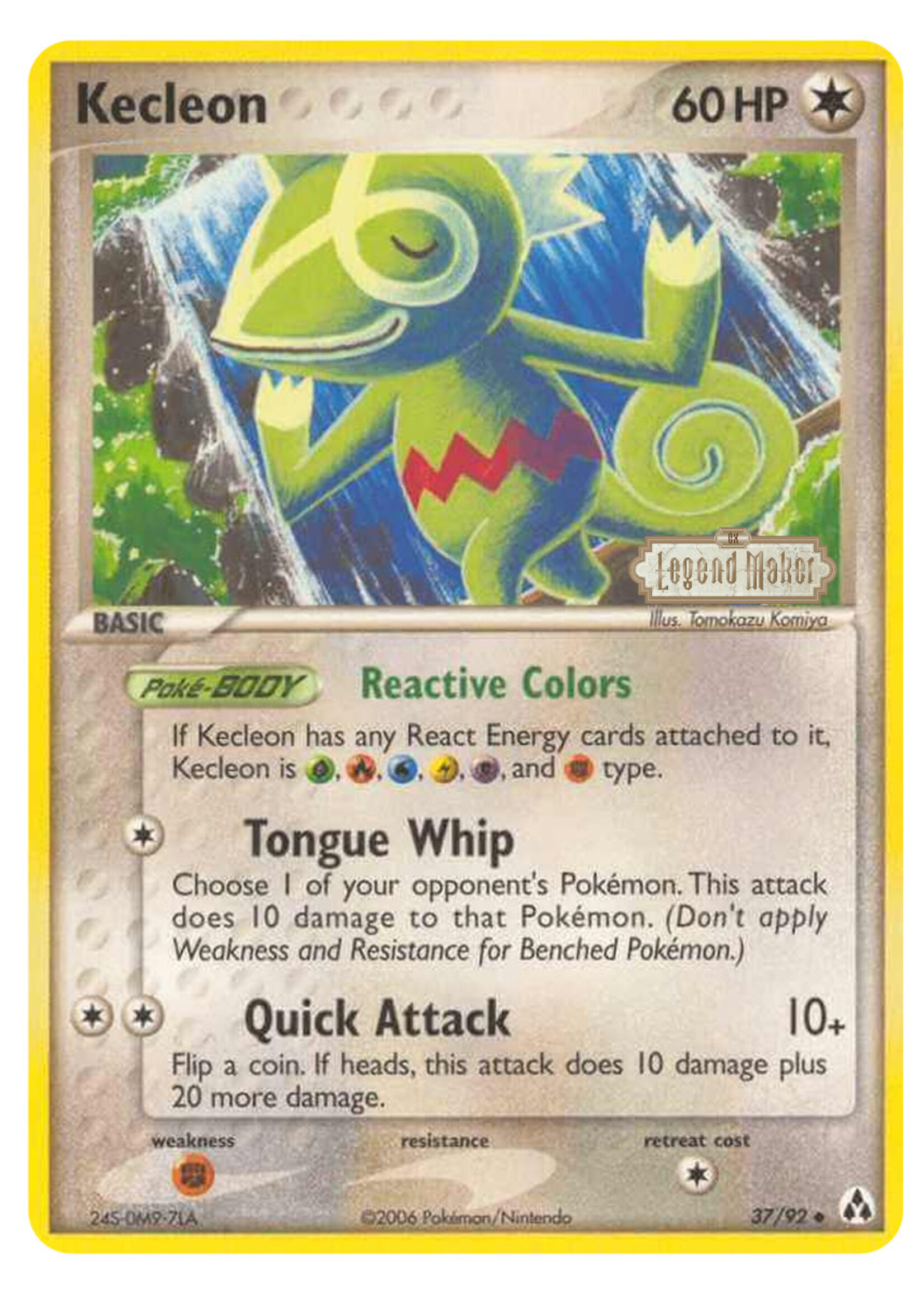 Kecleon 37 (LM) Stamped: excellent