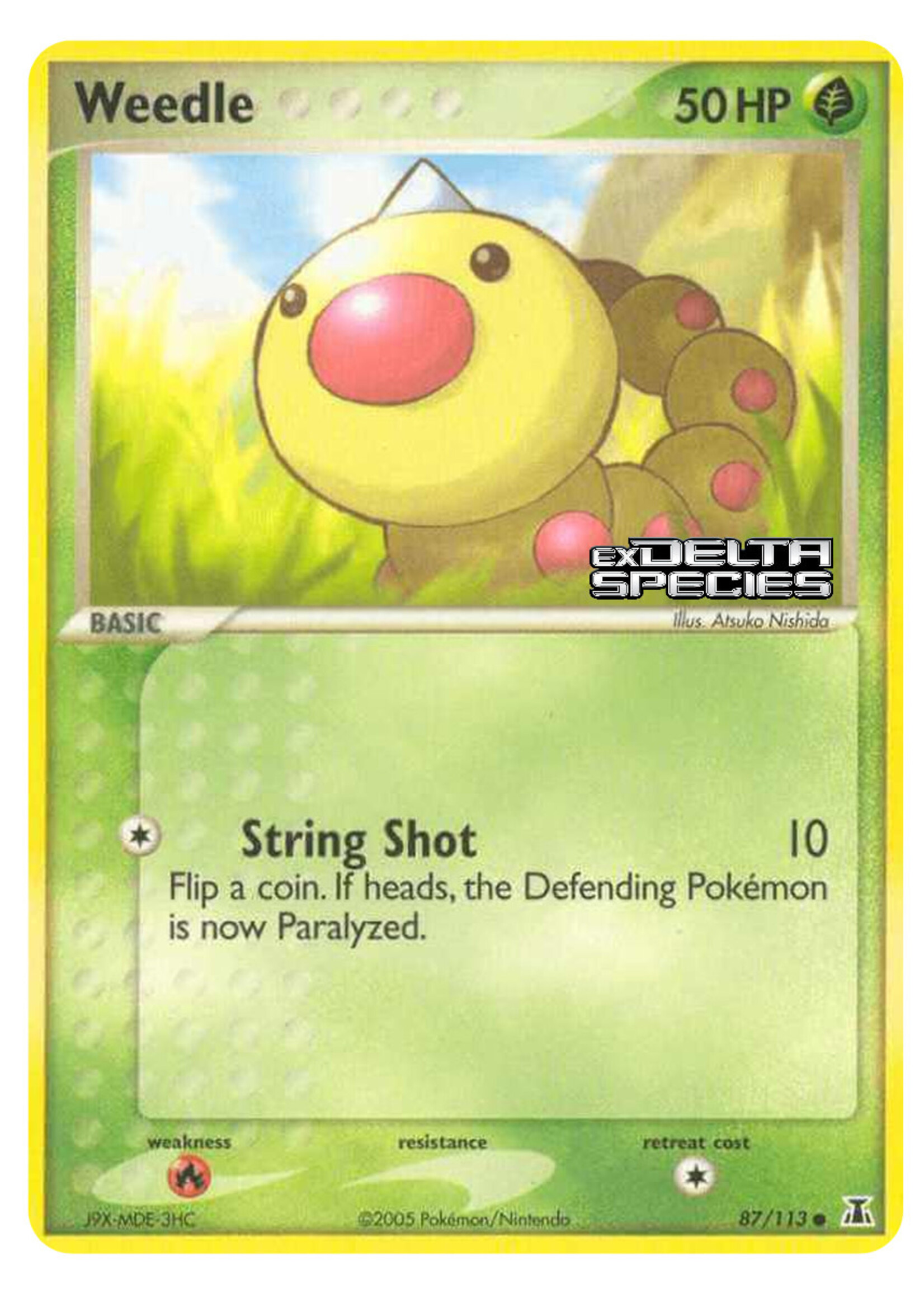Weedle 87 (DS) Stamped: excellent+