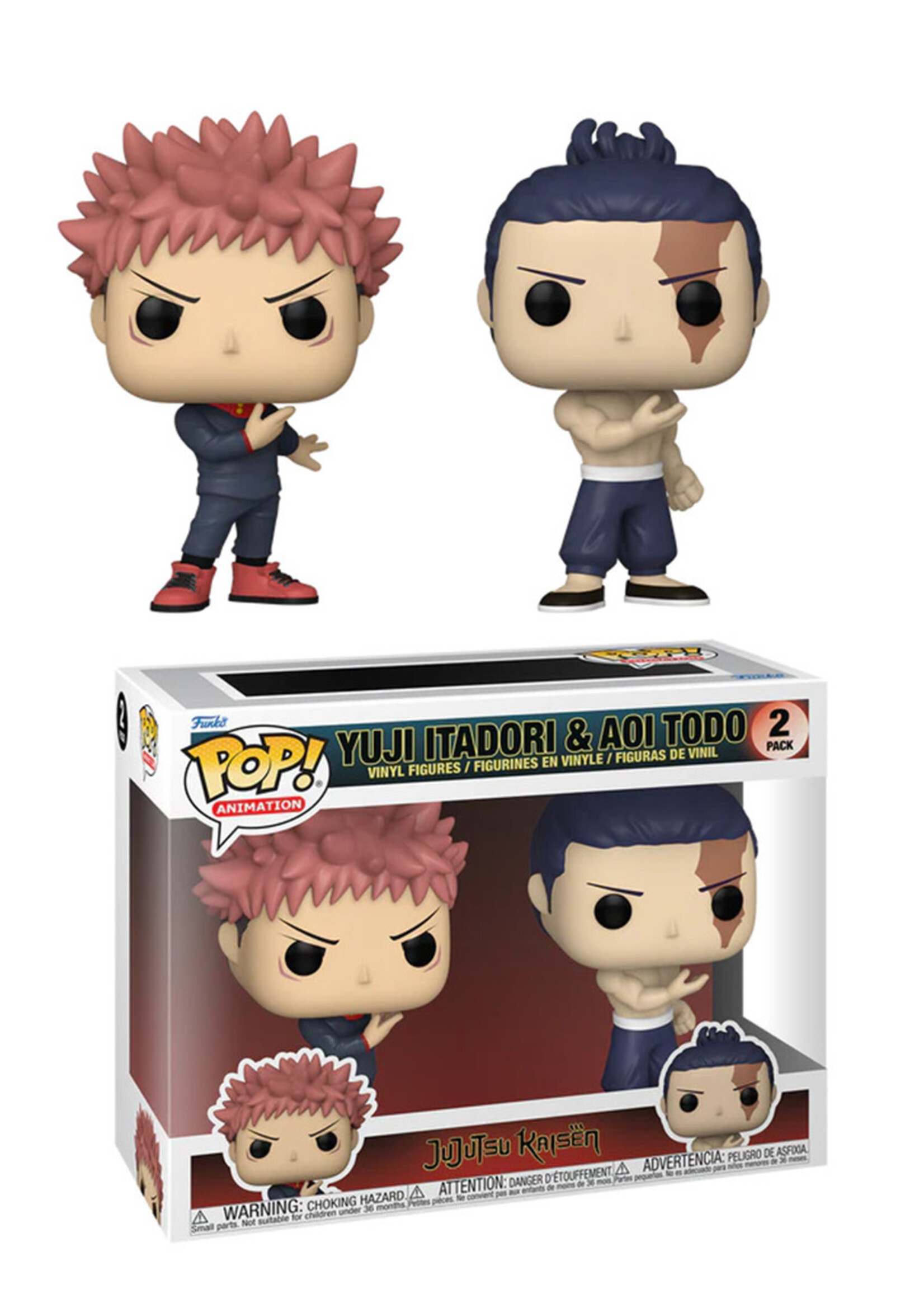 Jujutsu Kaisen Funko Pop Yuji Itadori & Aoi Todo