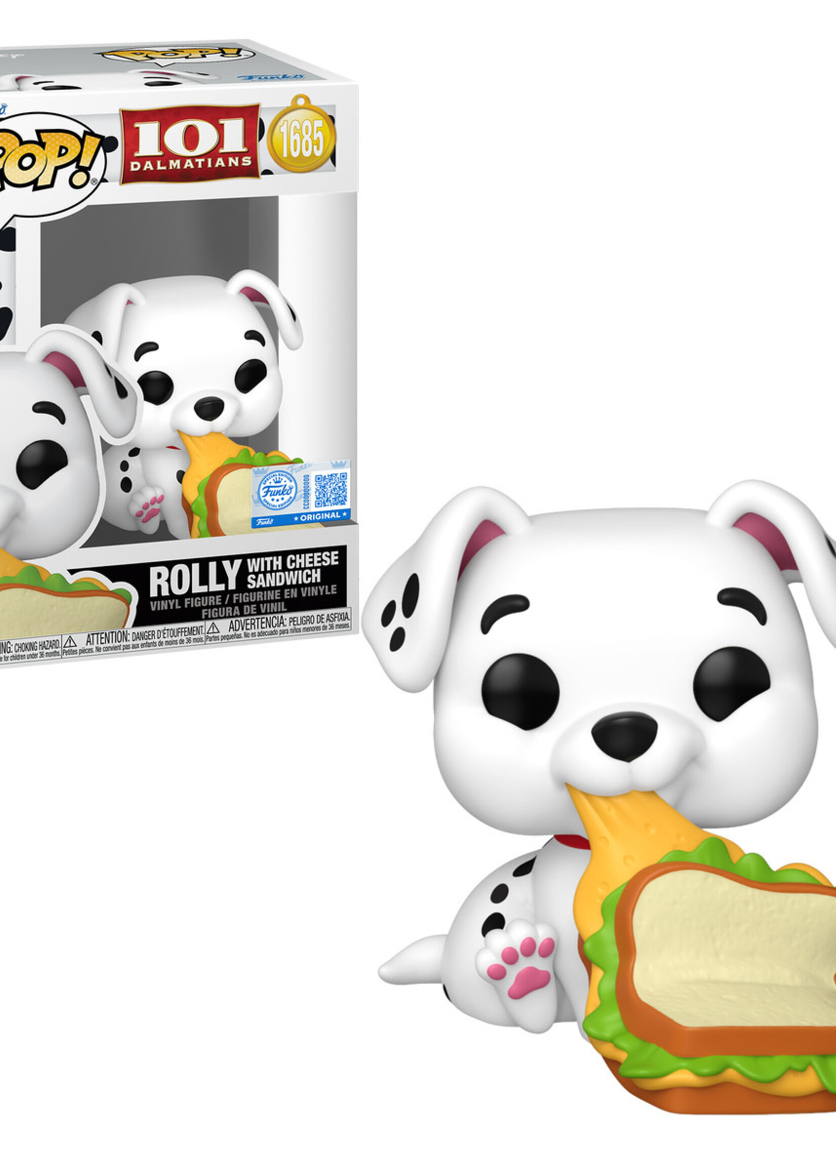 Disney Funko Pop N° 1685 Rolly With Cheese Sandwich