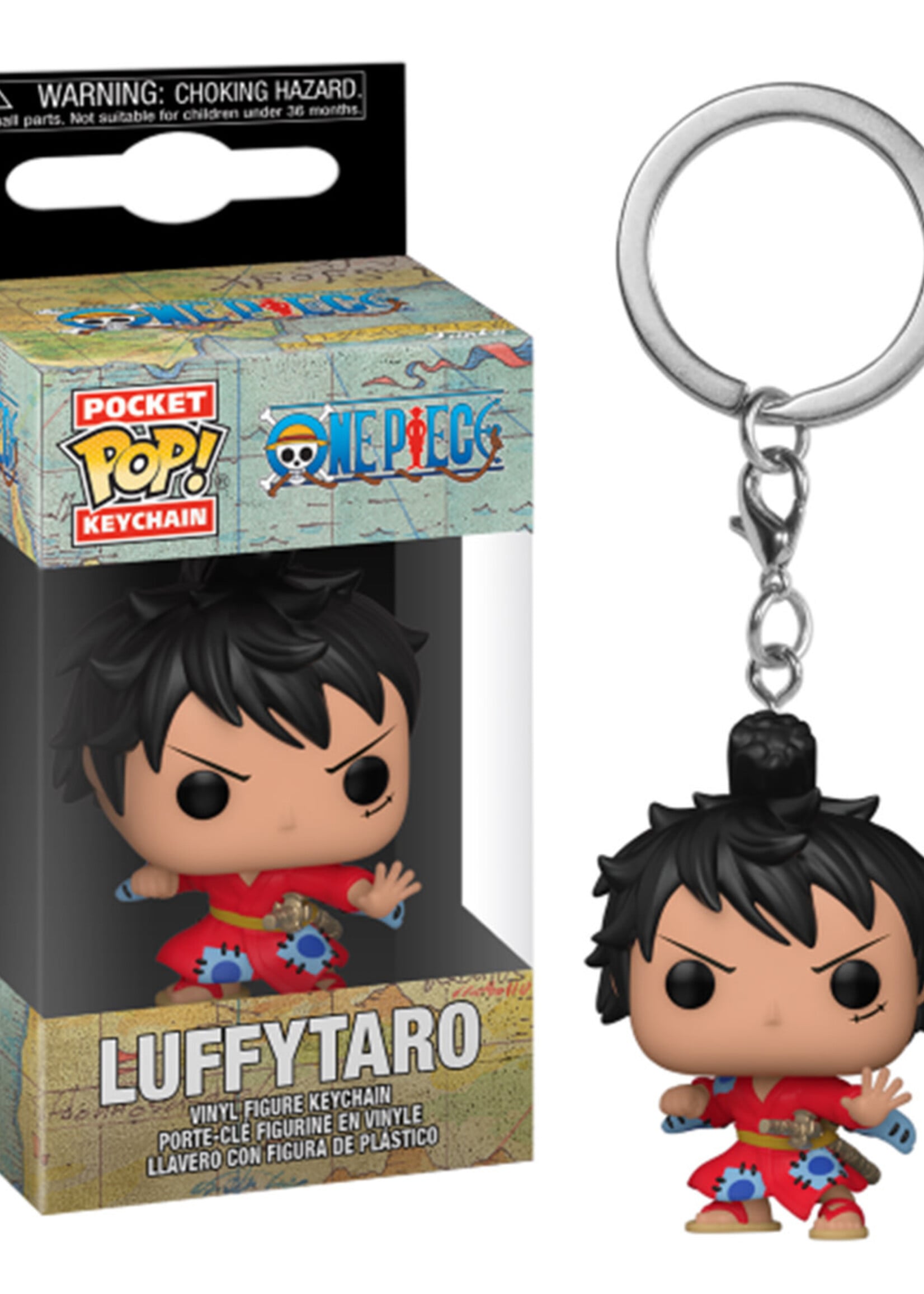One Piece Pocket Pop Keychains Luffy In Kimono