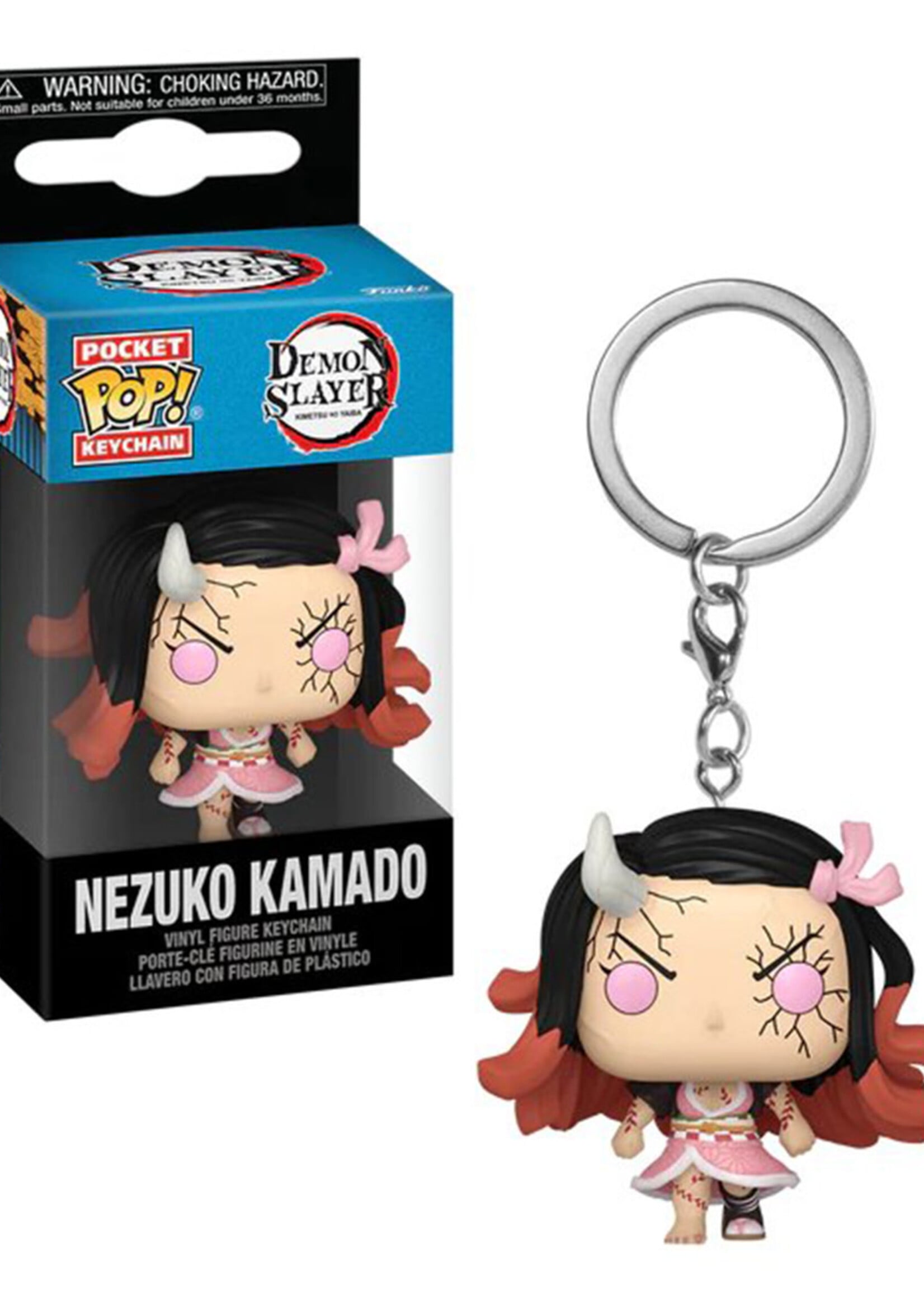 Demon Slayer Pocket Pop Keychains Nezuko Demon Form