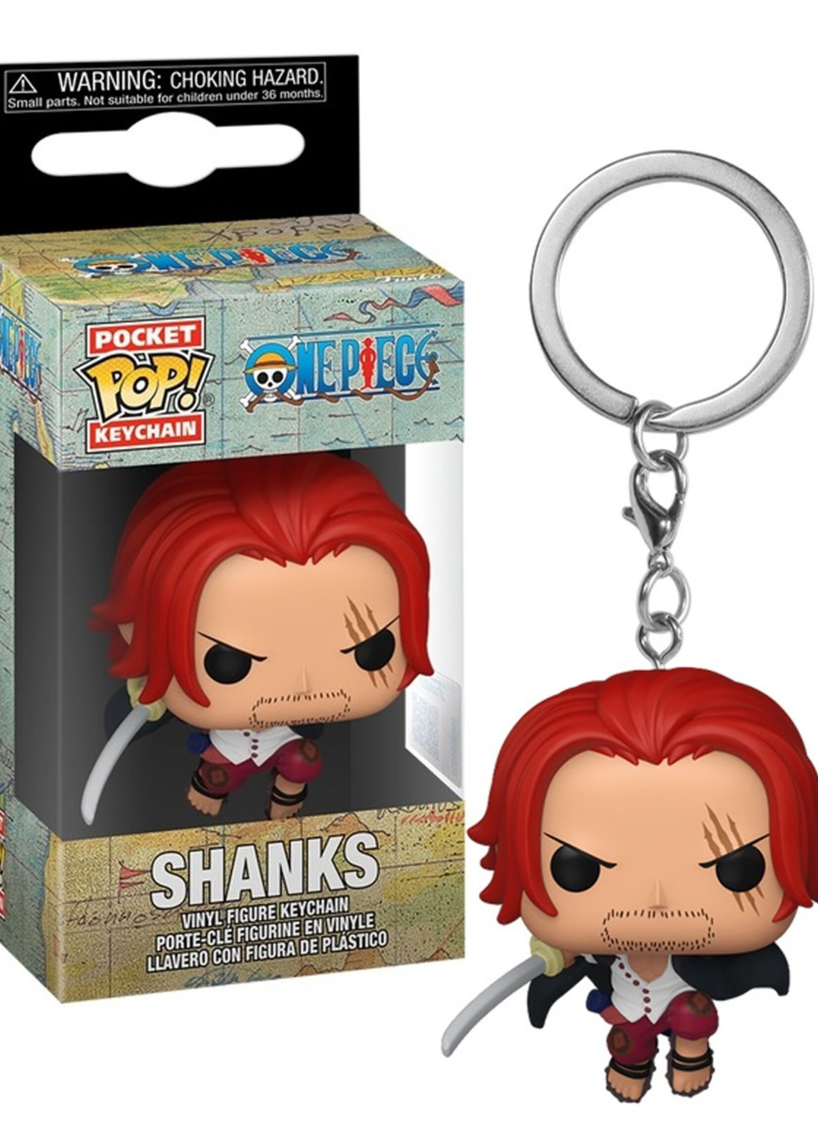 One Piece Pocket Pop Keychains Shanks