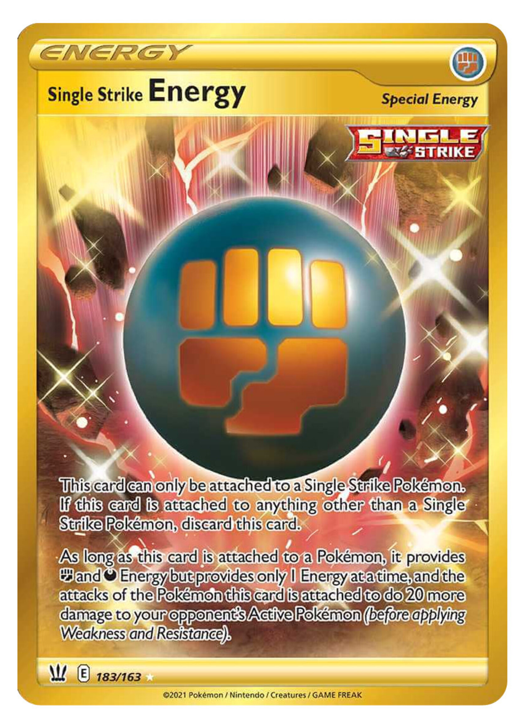 Single Strike Energy 18 (BST): near mint