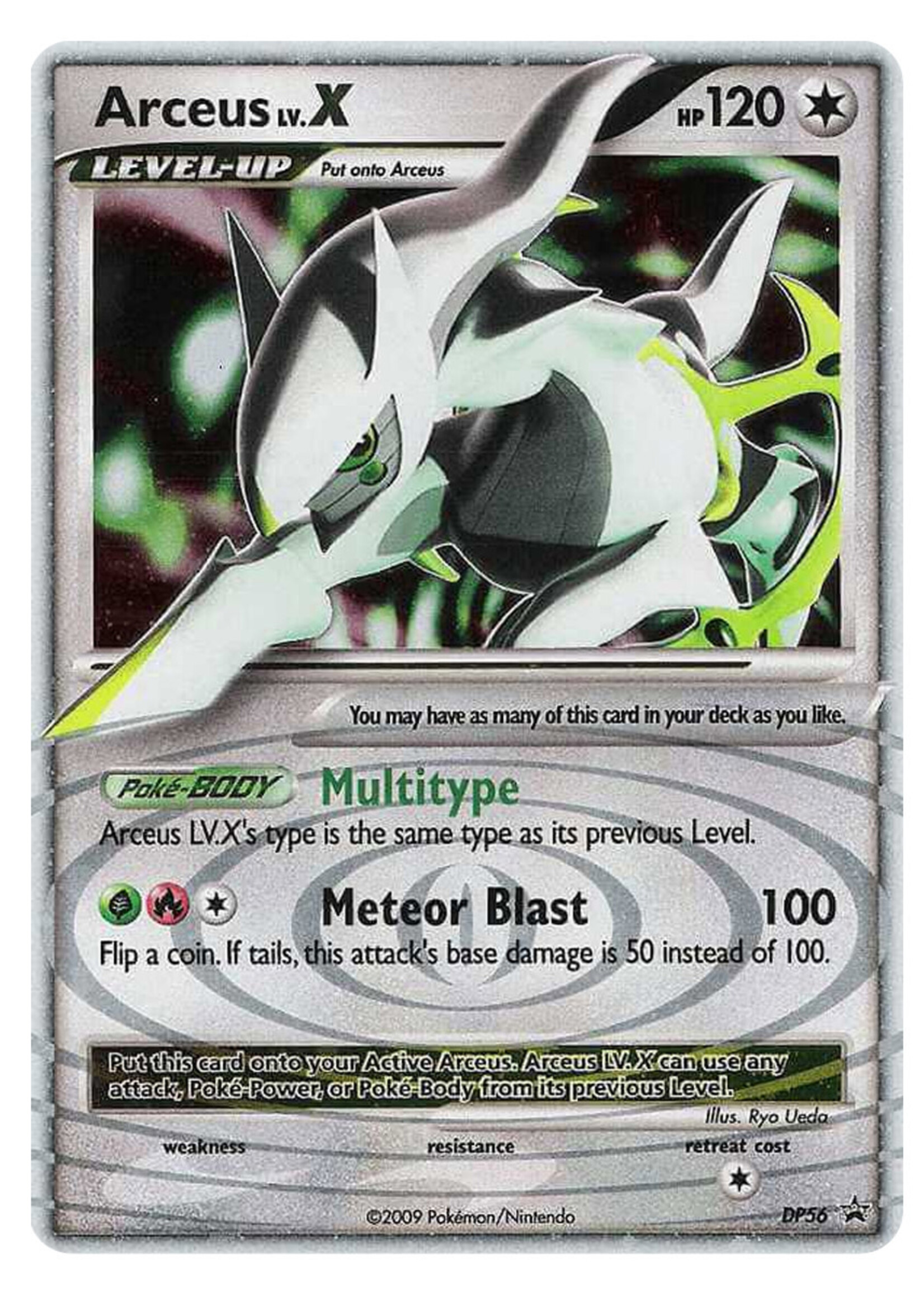 Arceus Lv.X 56 (DPP): excellent/good