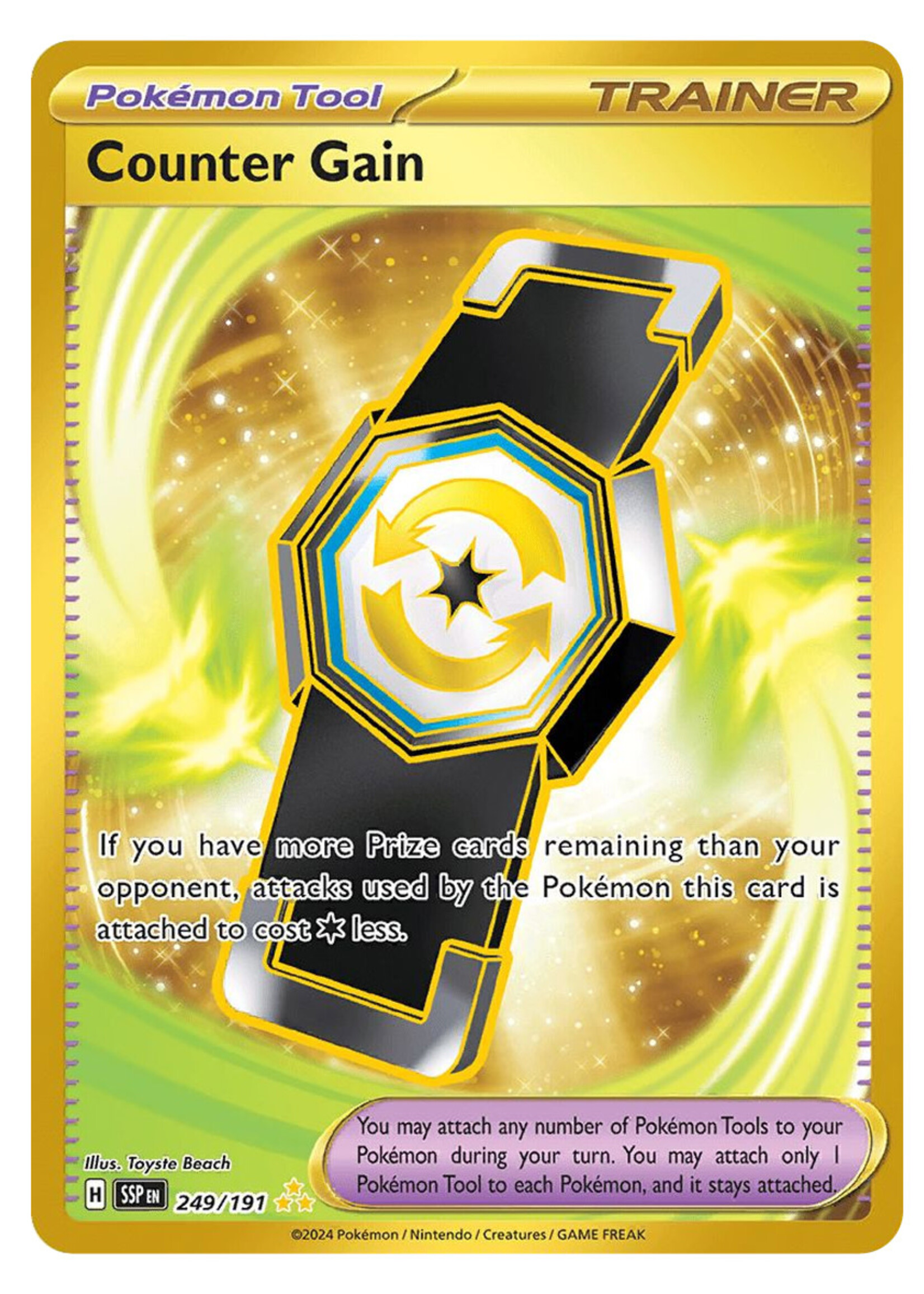 Counter Gain 249 (SSP): near mint