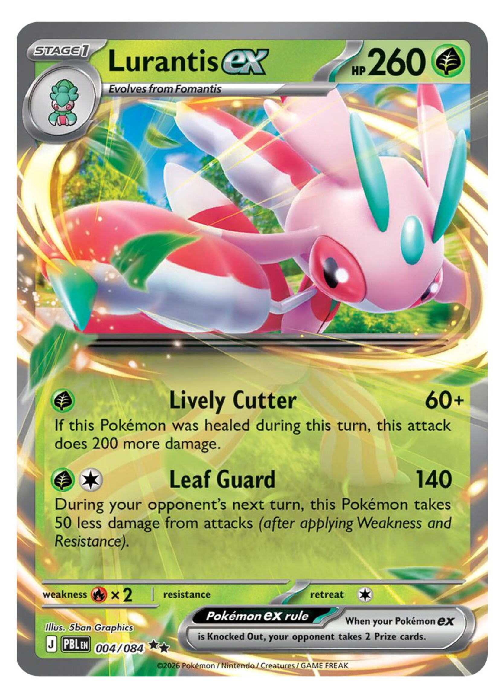 Lurantis Ex 4 (PBL): near mint