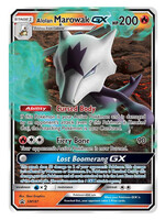 Alolan Marowak GX 187 (SM): excellent