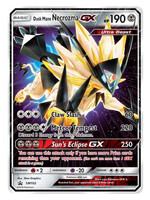 Dusk Mane Necrozma GX 102 (SM): light played