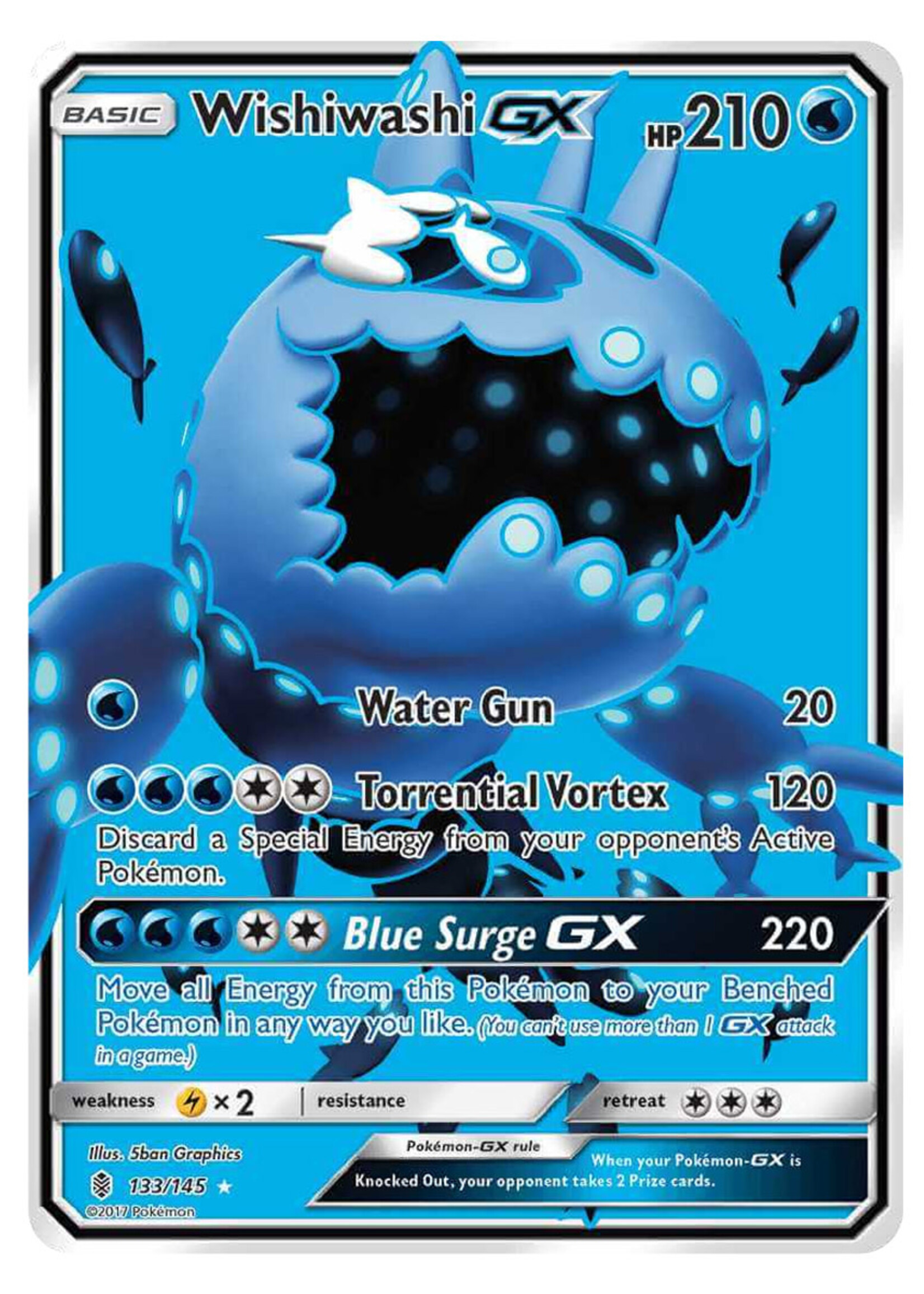 Wishiwashi GX 133 (GRI): light played