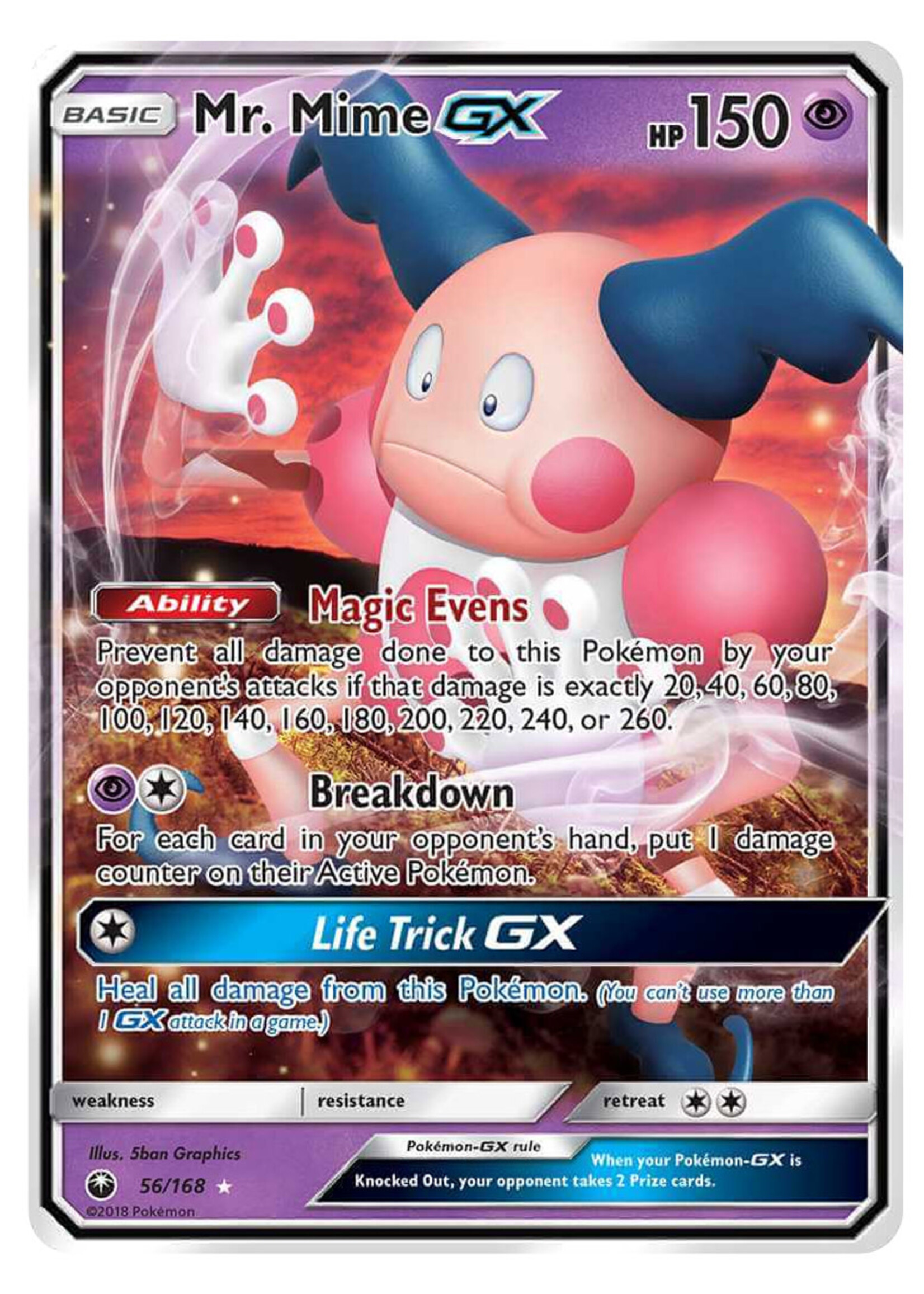 Mr. Mime GX 56 (CES): excellent