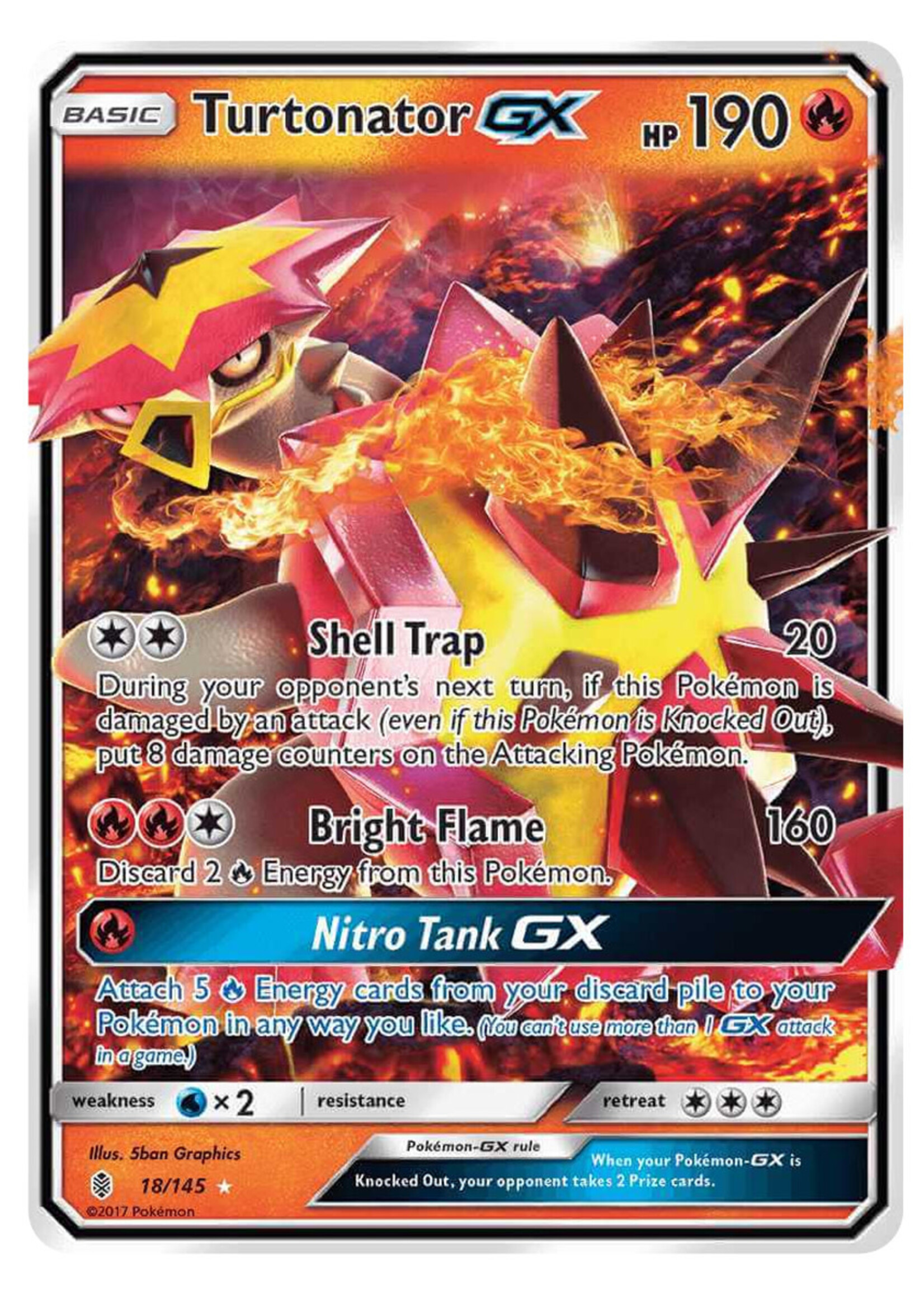 Turtonator GX 18 (GRI): light played