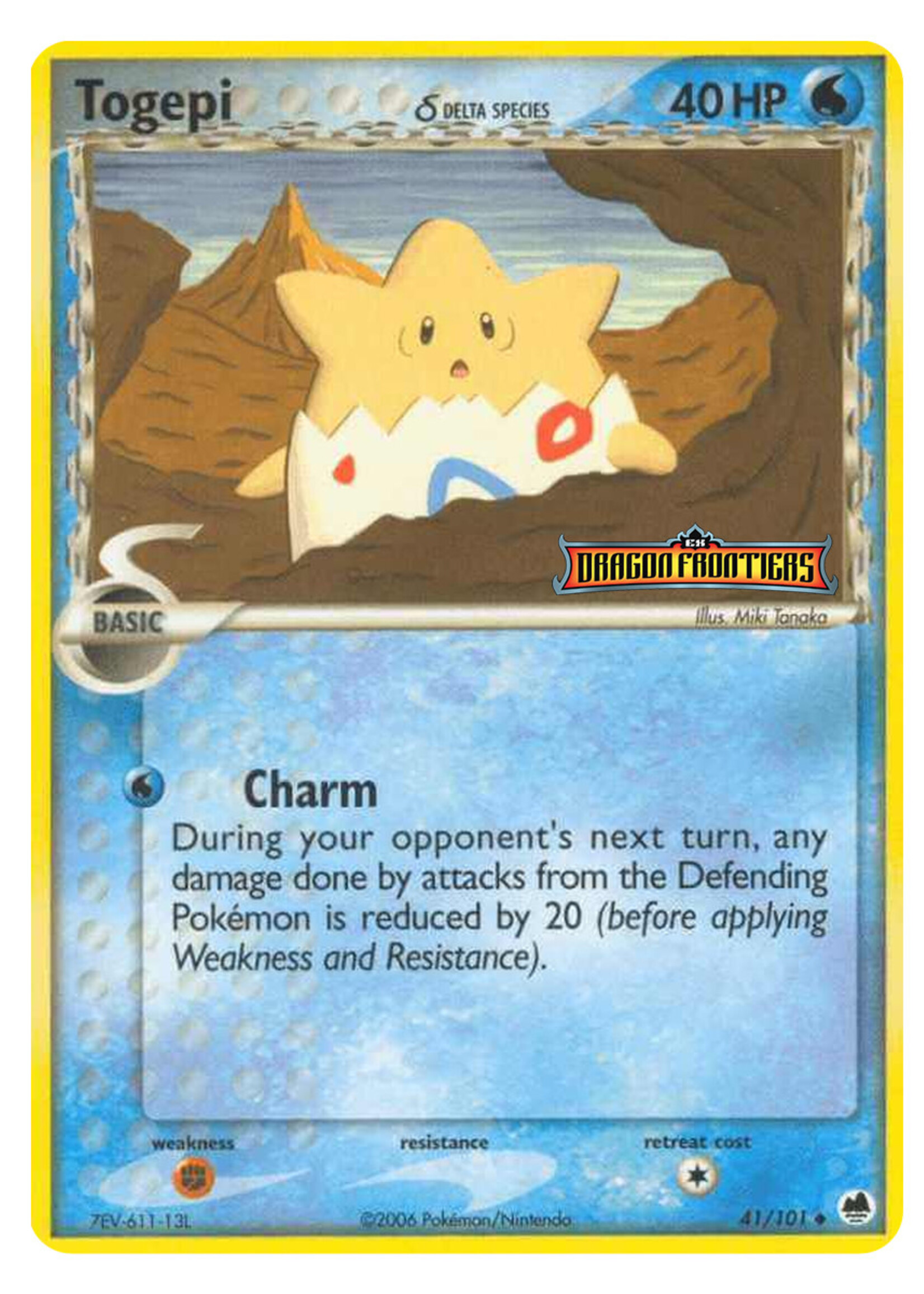 Togepi 41 (DF) Stamped: excellent
