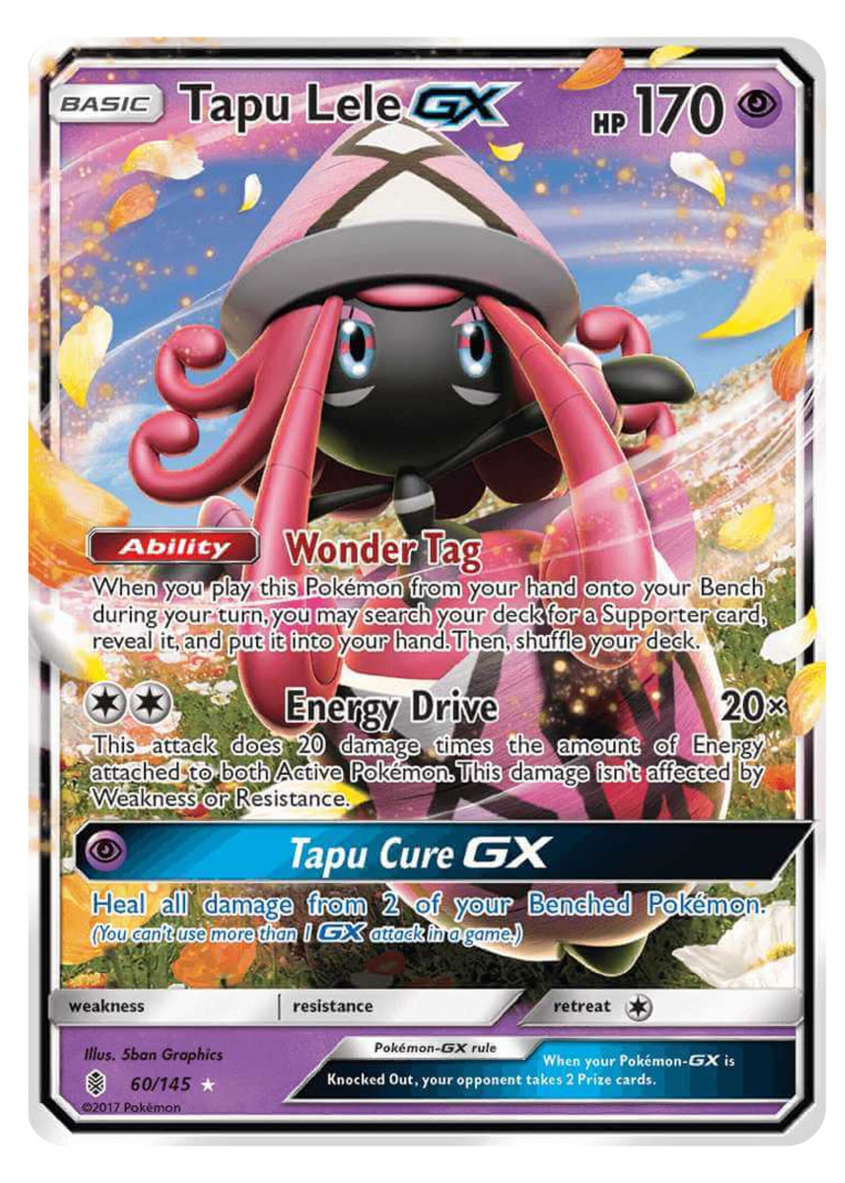 Tapu Lele GX 60 (GRI): light played