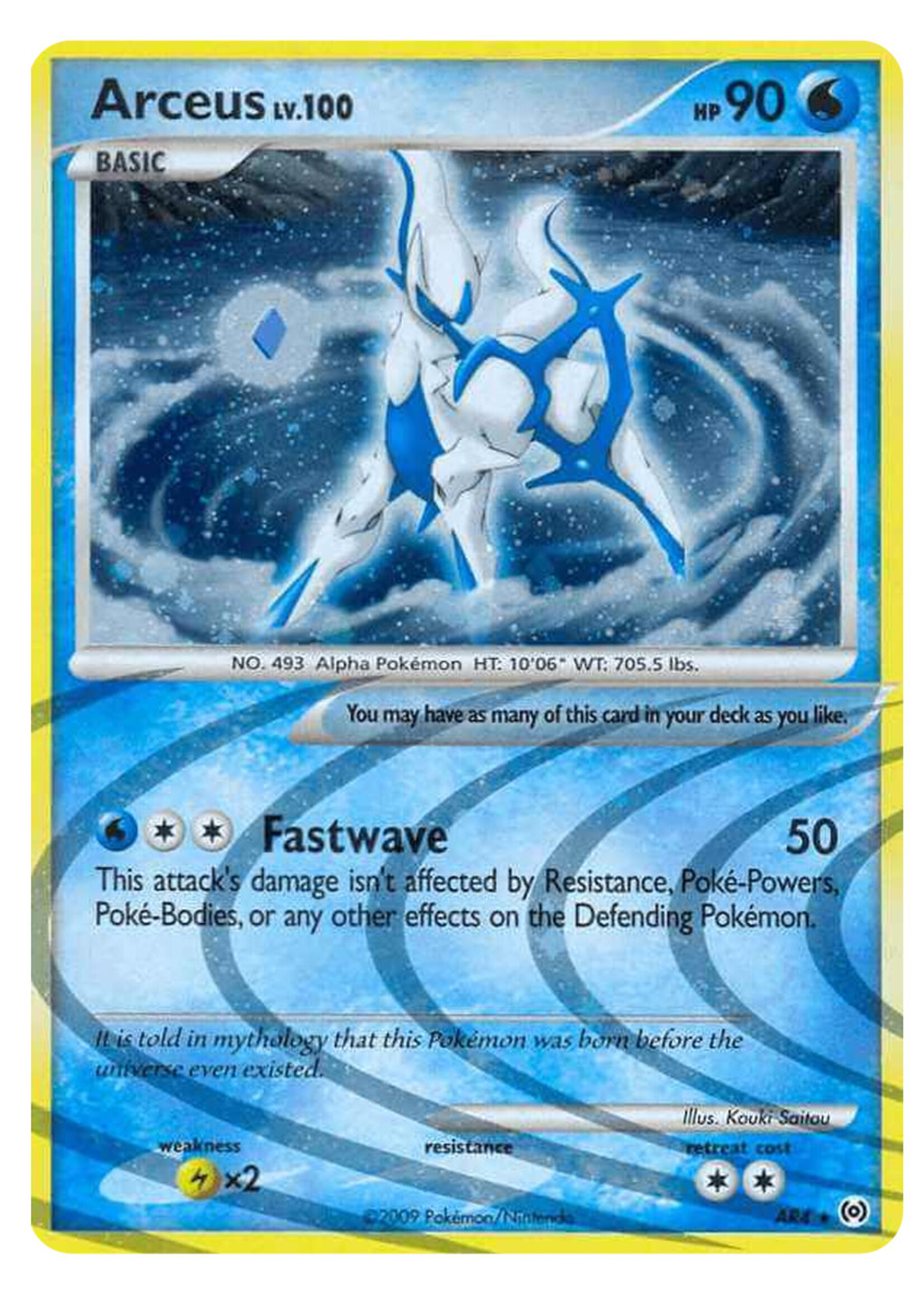 Arceus Lv.100 AR4: light played