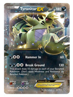 Tyranitar EX 42 (AOR): excellent