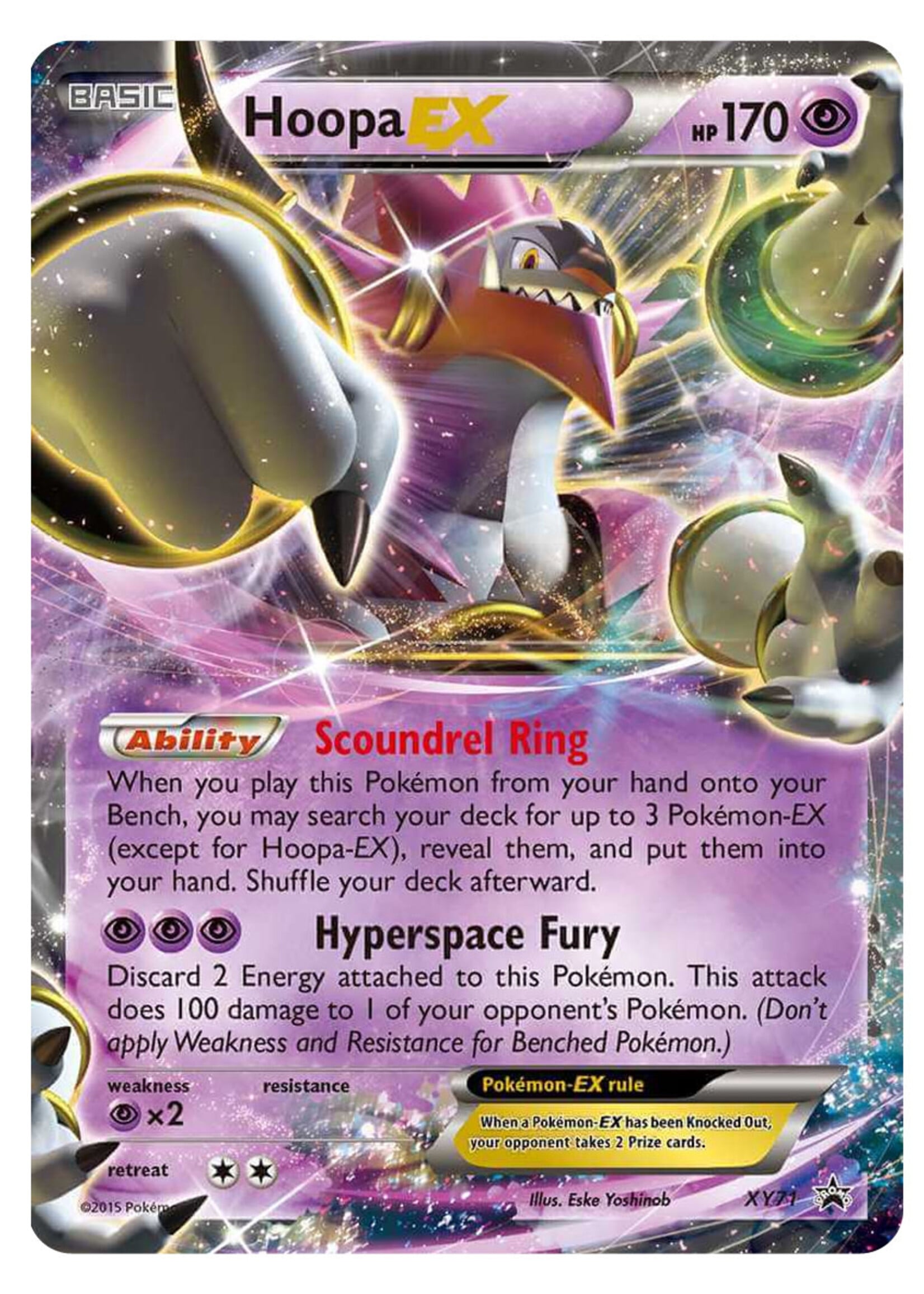Hoopa EX 71 (XYPR): light played