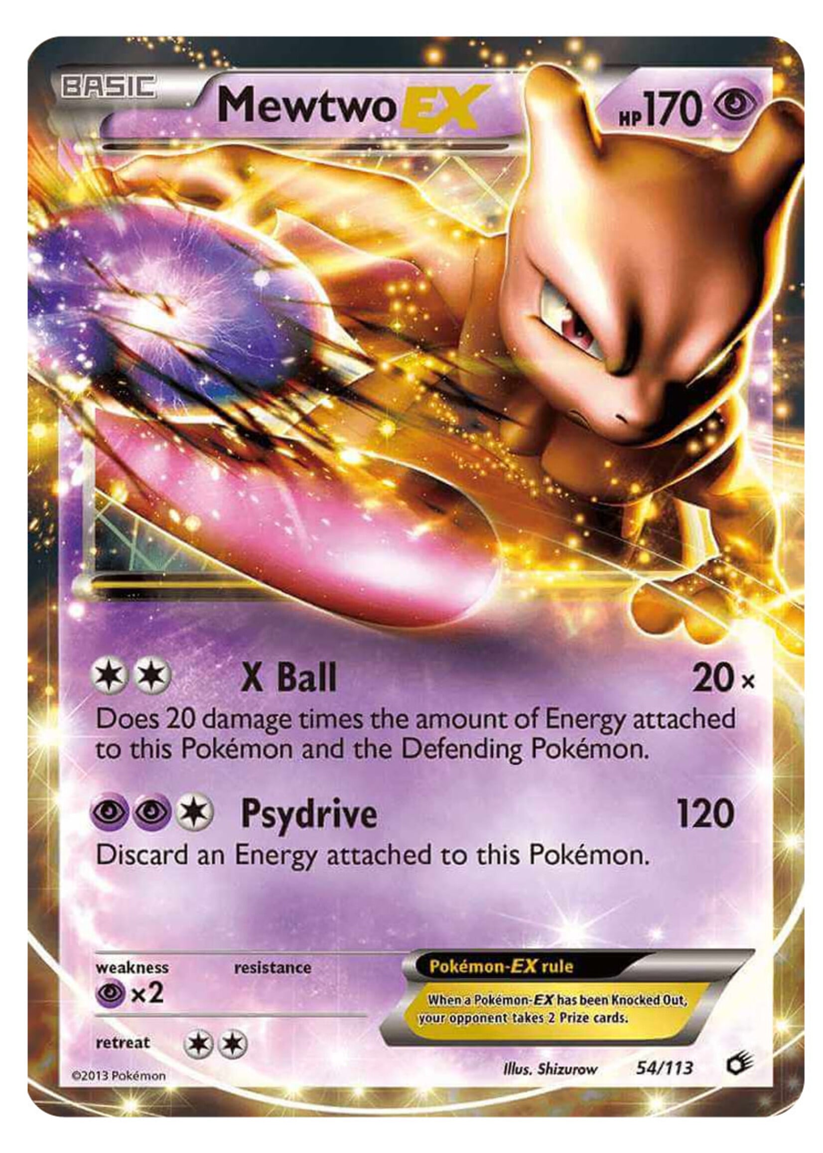 Mewtwo EX 54 (LTR): played