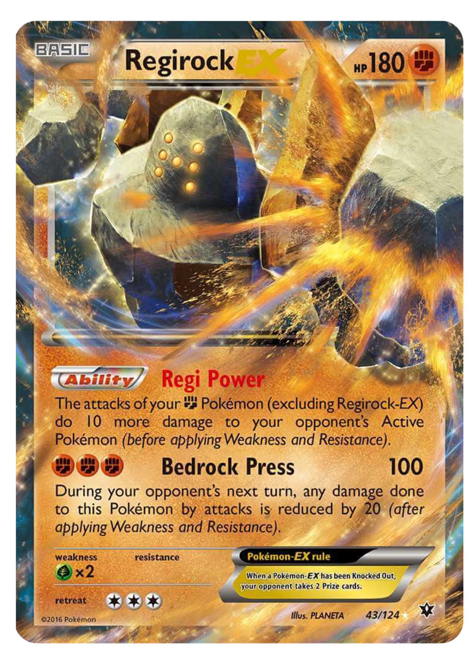 Regirock EX 43 (FCO): good