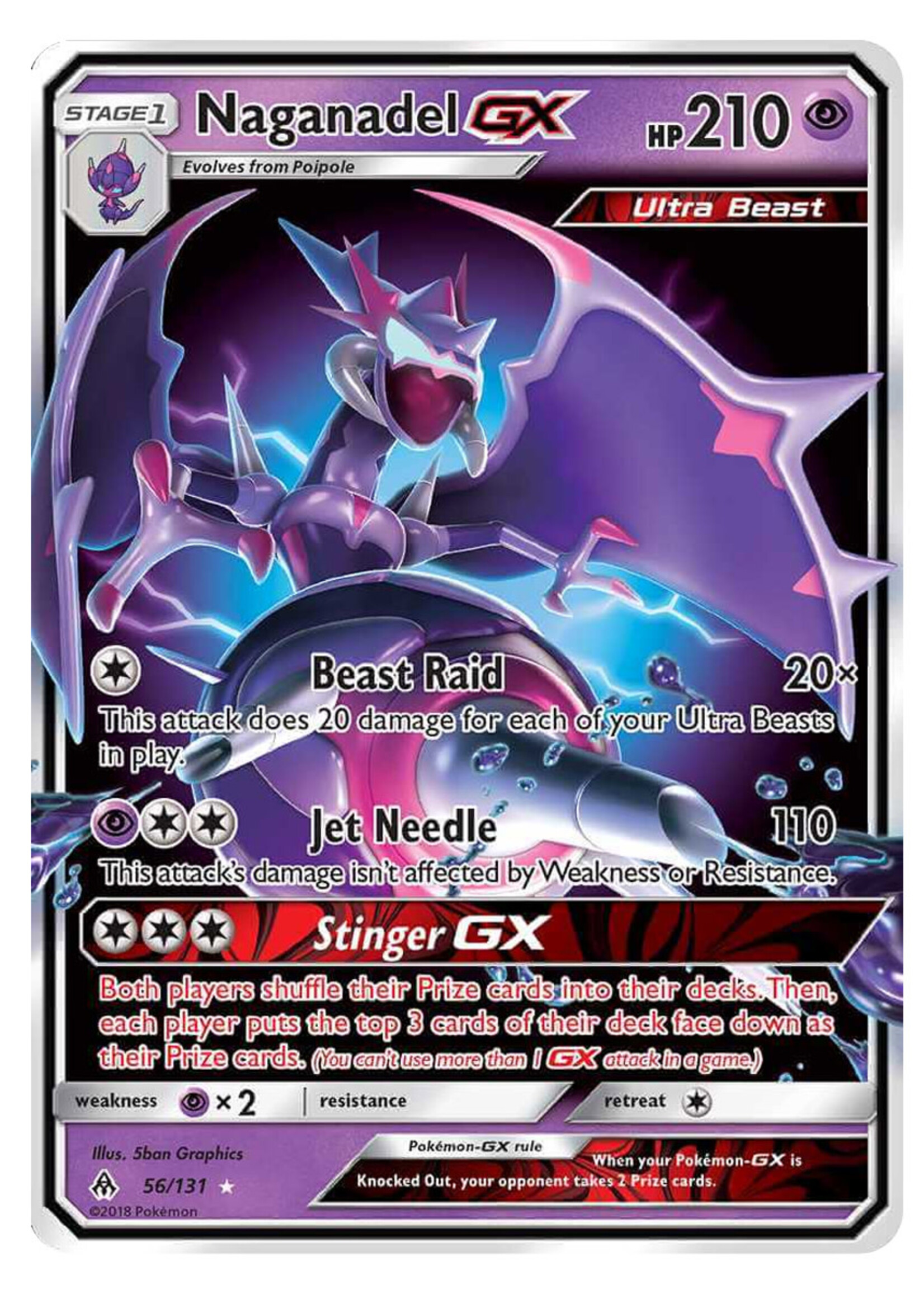 Naganadel GX 56 (FLI): excellent+