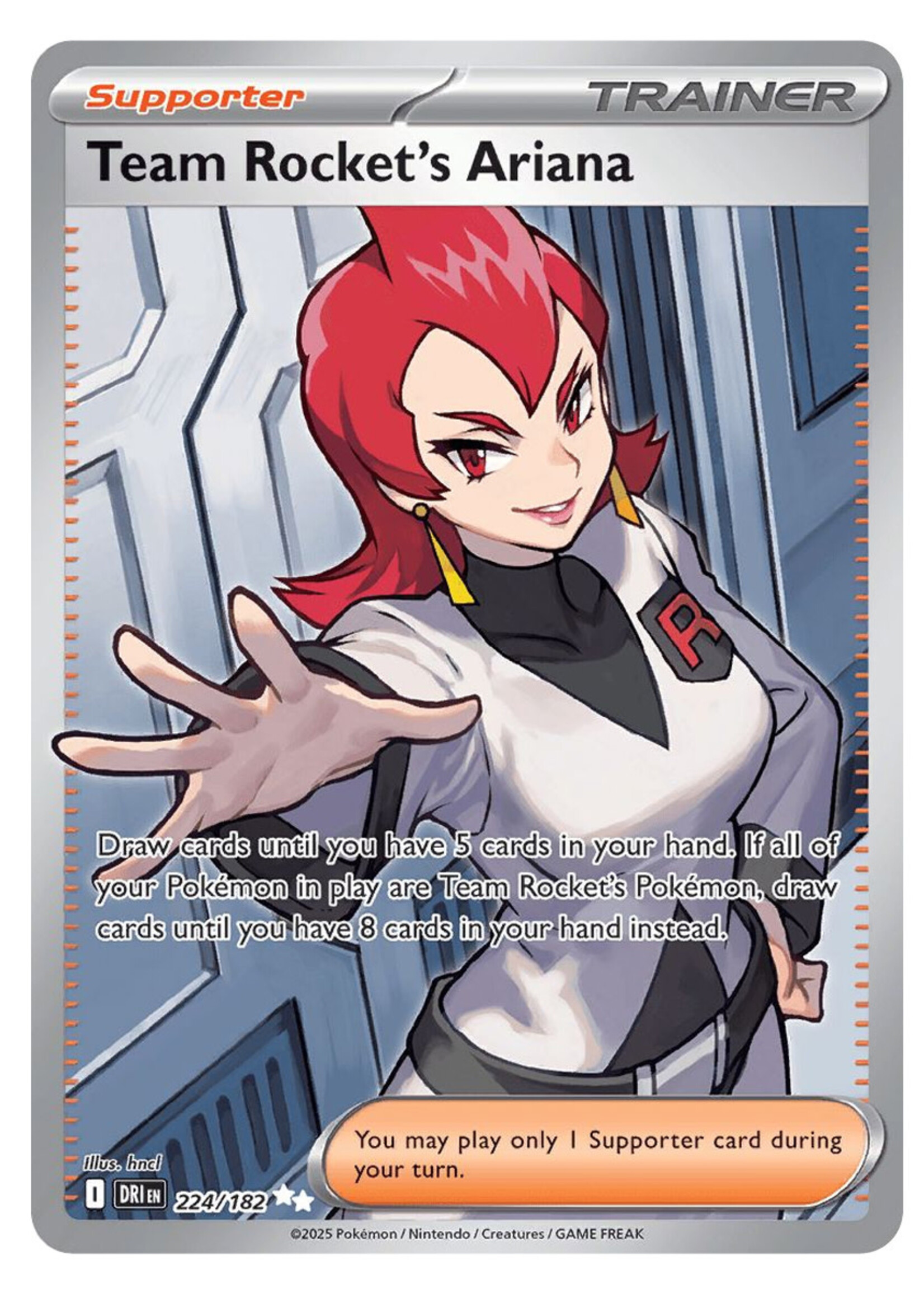 Team Rocket's Ariana 224 (DRI): near mint
