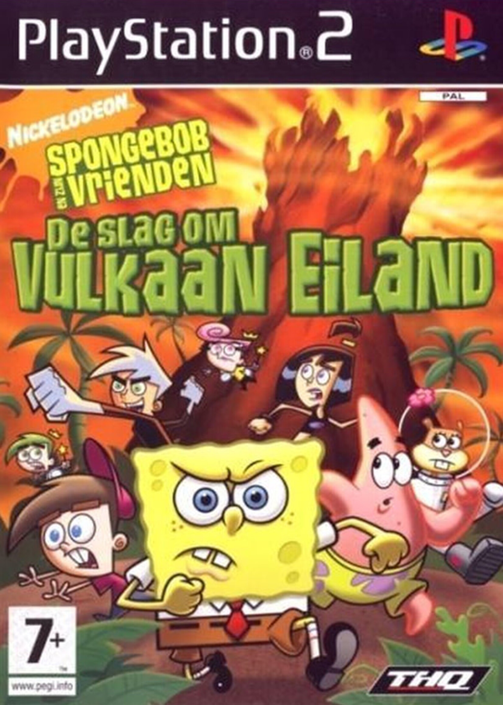 SpongeBob En Zijn Vrienden De Slag Om Vulkaan Eiland PS2