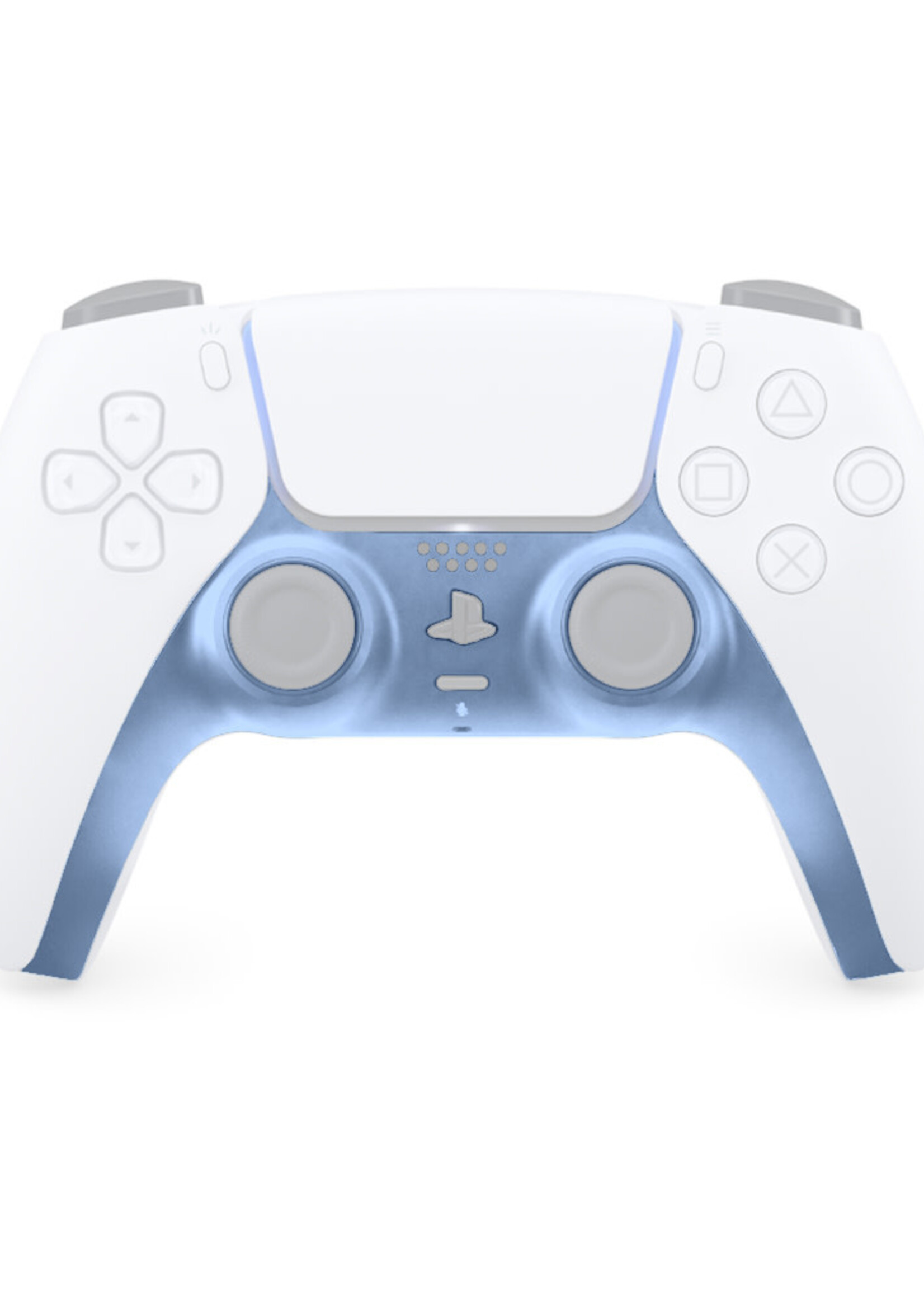 PS5 Controller Faceplate Metallic Licht Blauw