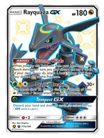 Rayquaza GX 177a (CES): near mint