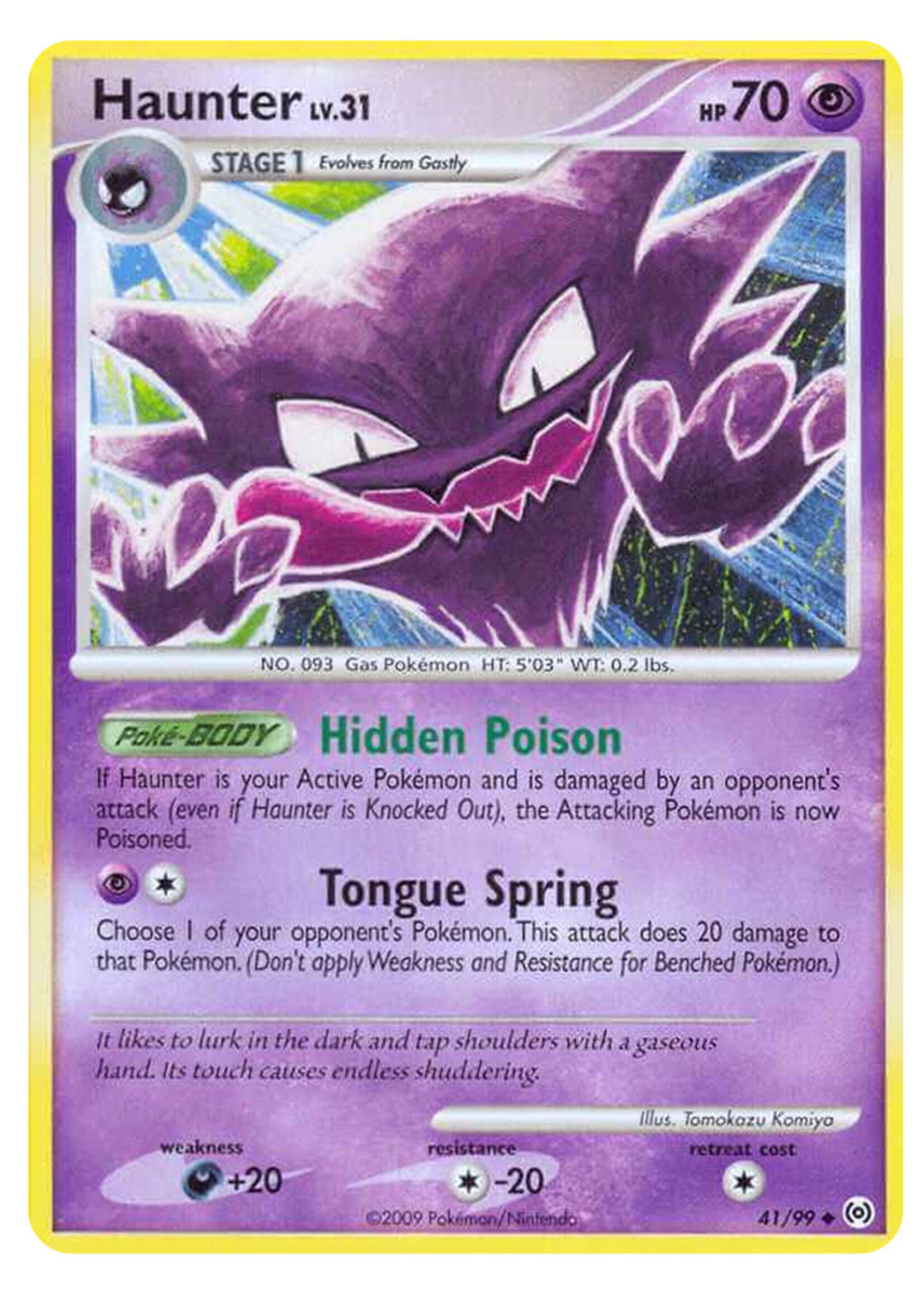 Haunter Lv.31 41 (AR) Reverse Holo: good+