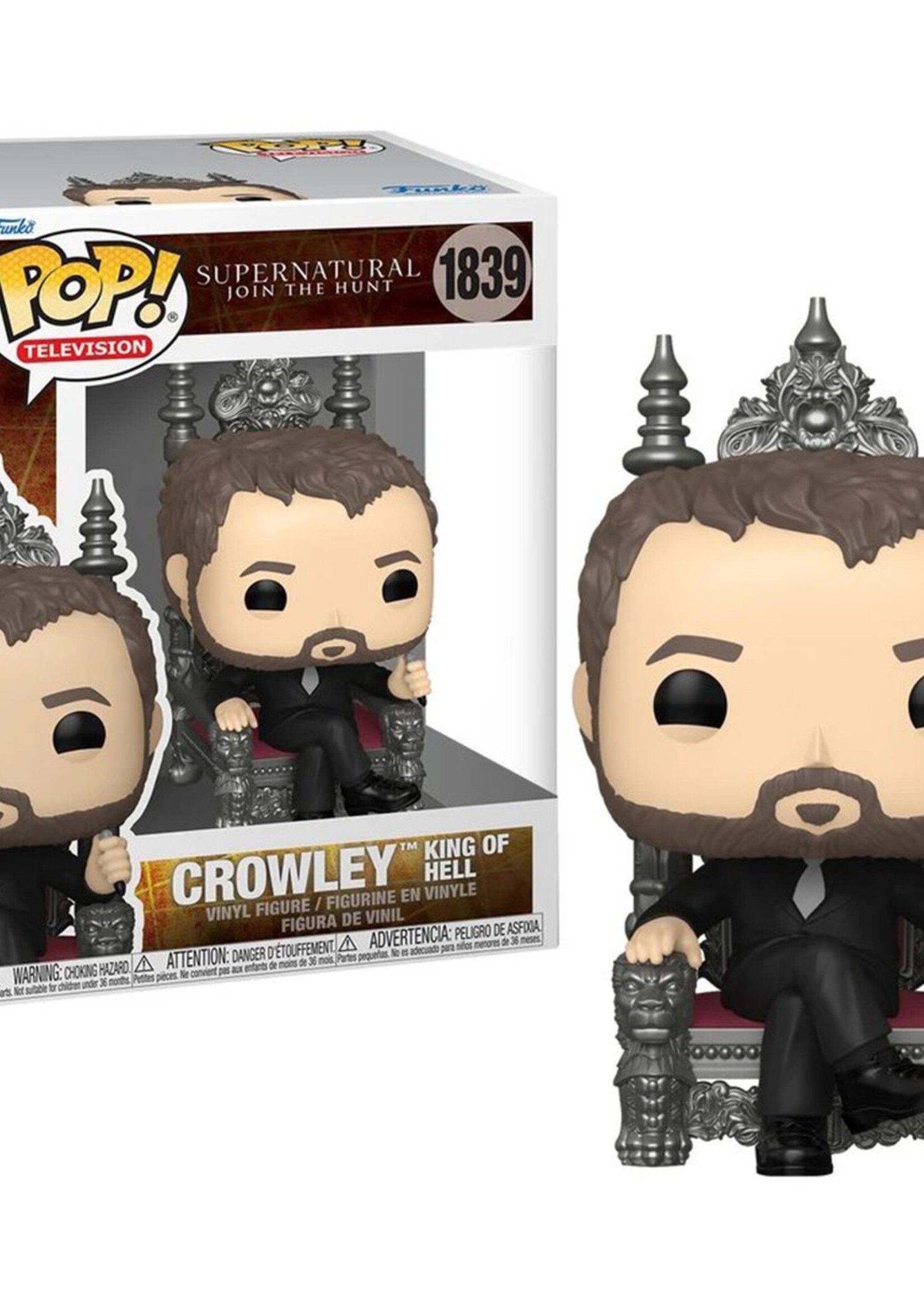 Supernatural Funko Pop N° 1839 Crowley King Of Hell