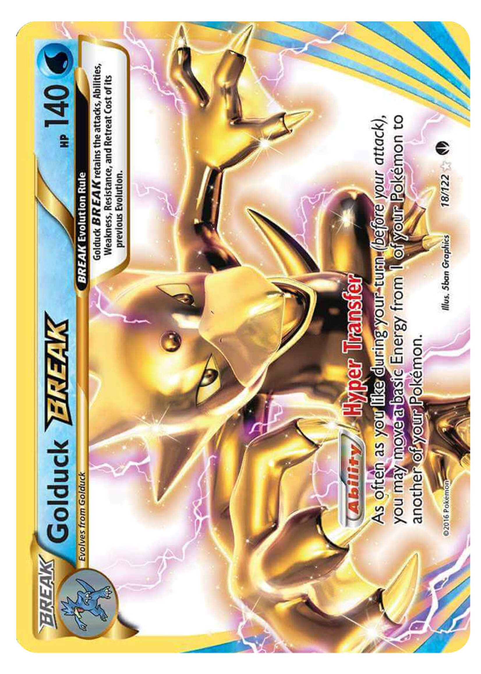 Golduck BREAK 18 (BKP): light played