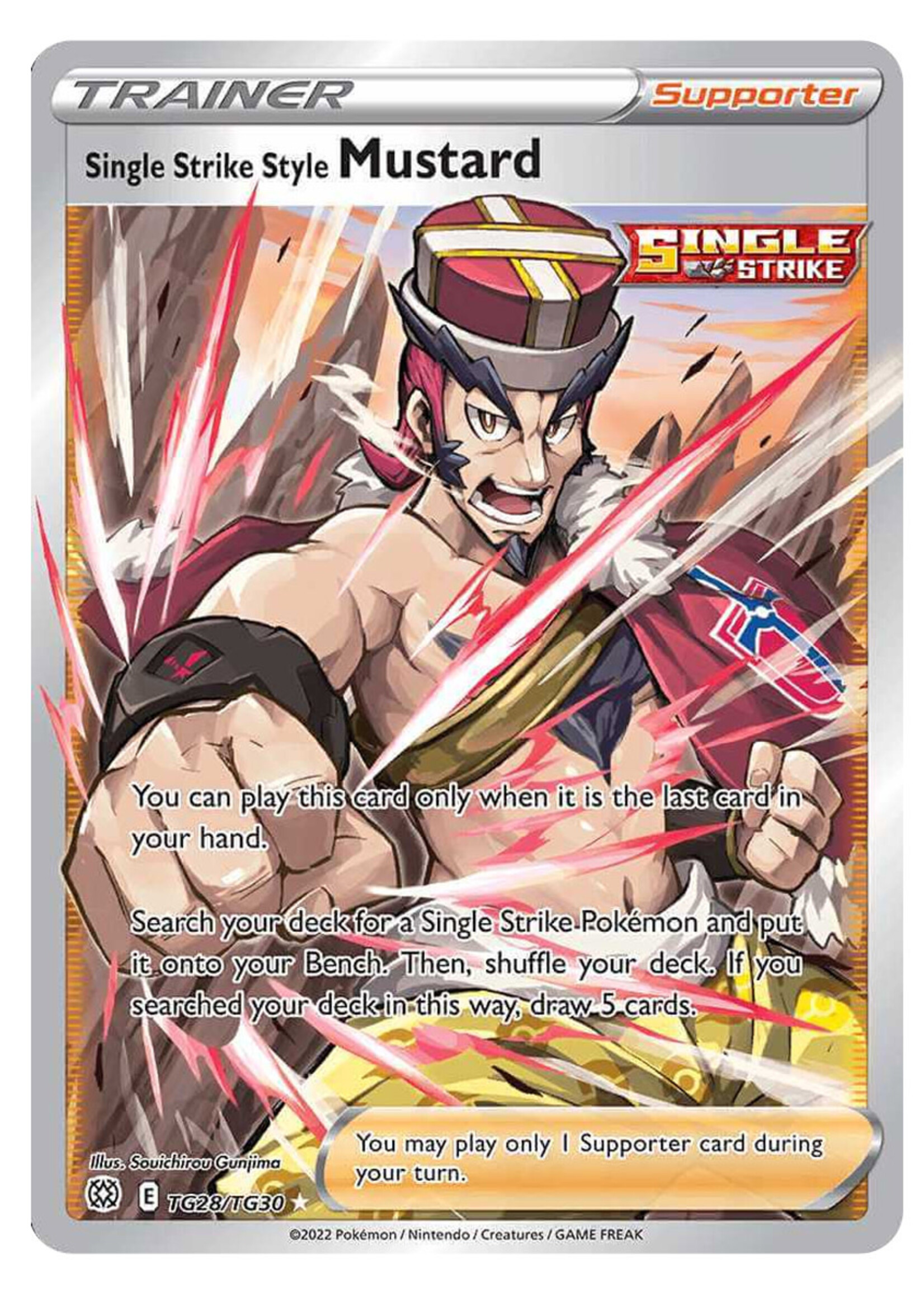 Single Strike Style Mustard TG28 (BRS): near mint
