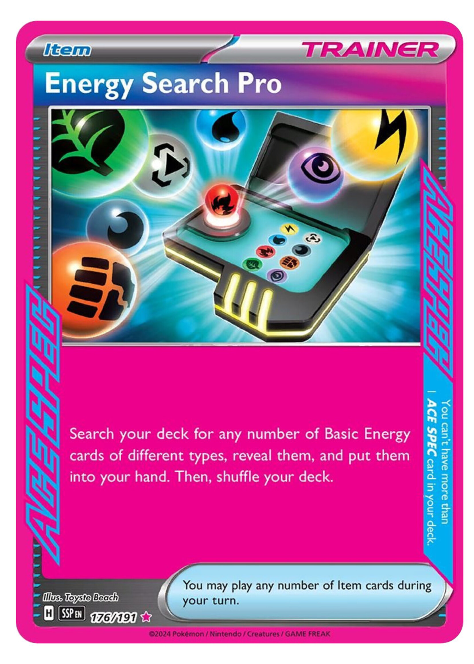 Energy Search Pro 176 (SSP): near mint