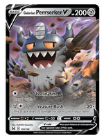 Galarian Perrserker V 129 (LOR): near mint