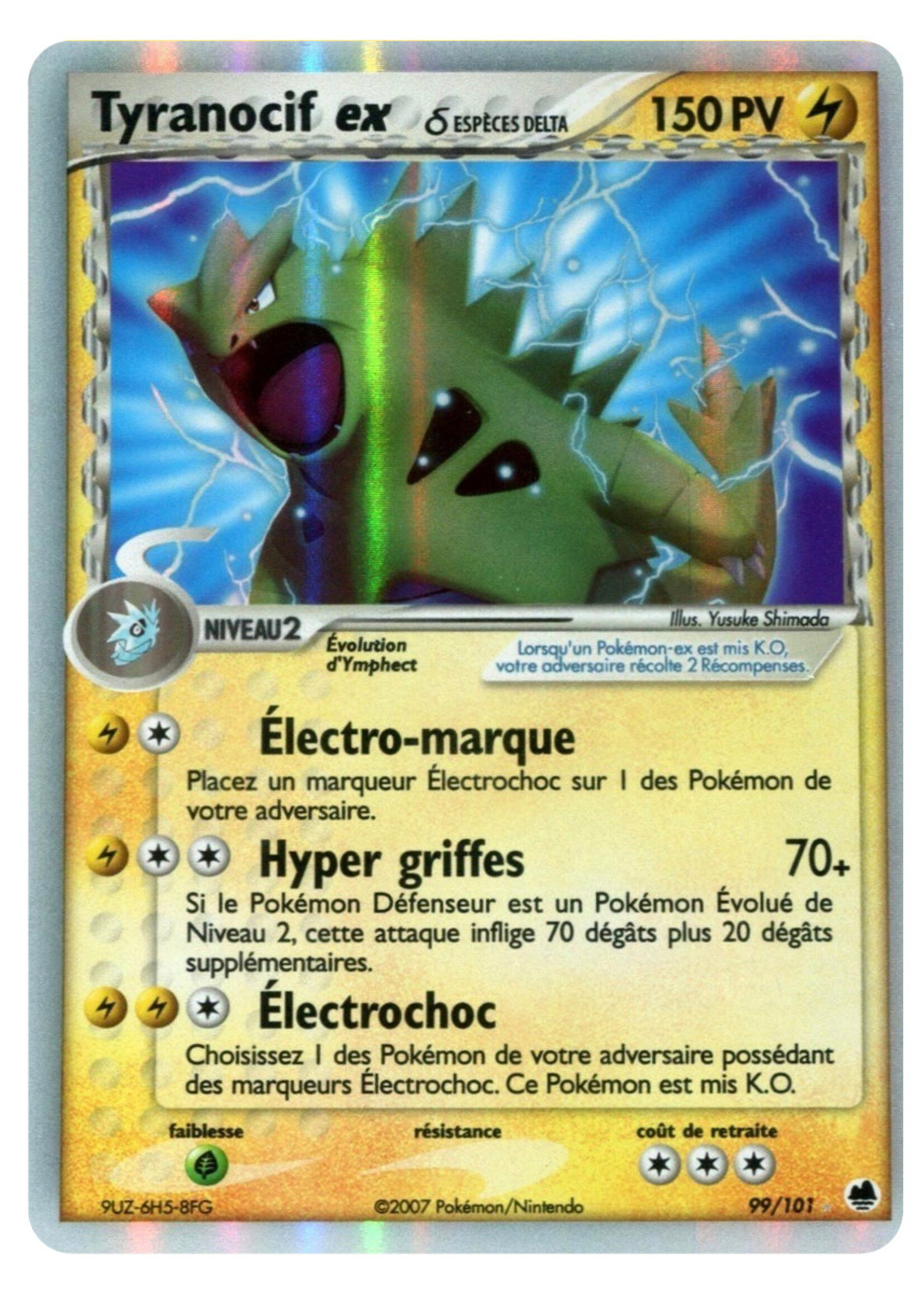 Tyranitar ex Delta Species 99 (DF) Frans: excellent