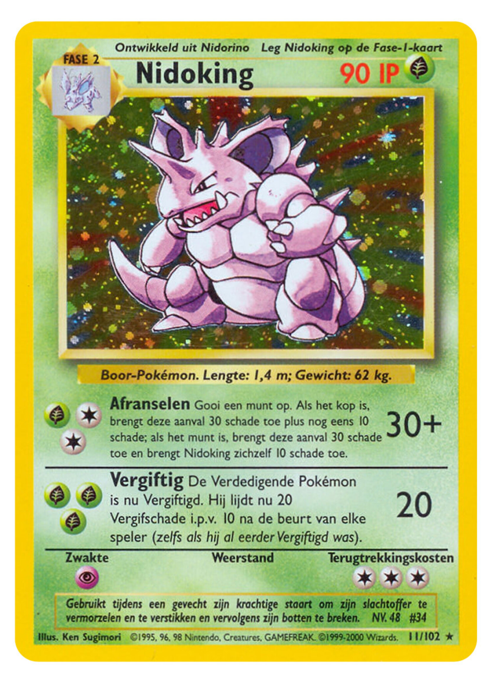 Nidoking 11 (BS) NL: good/light played