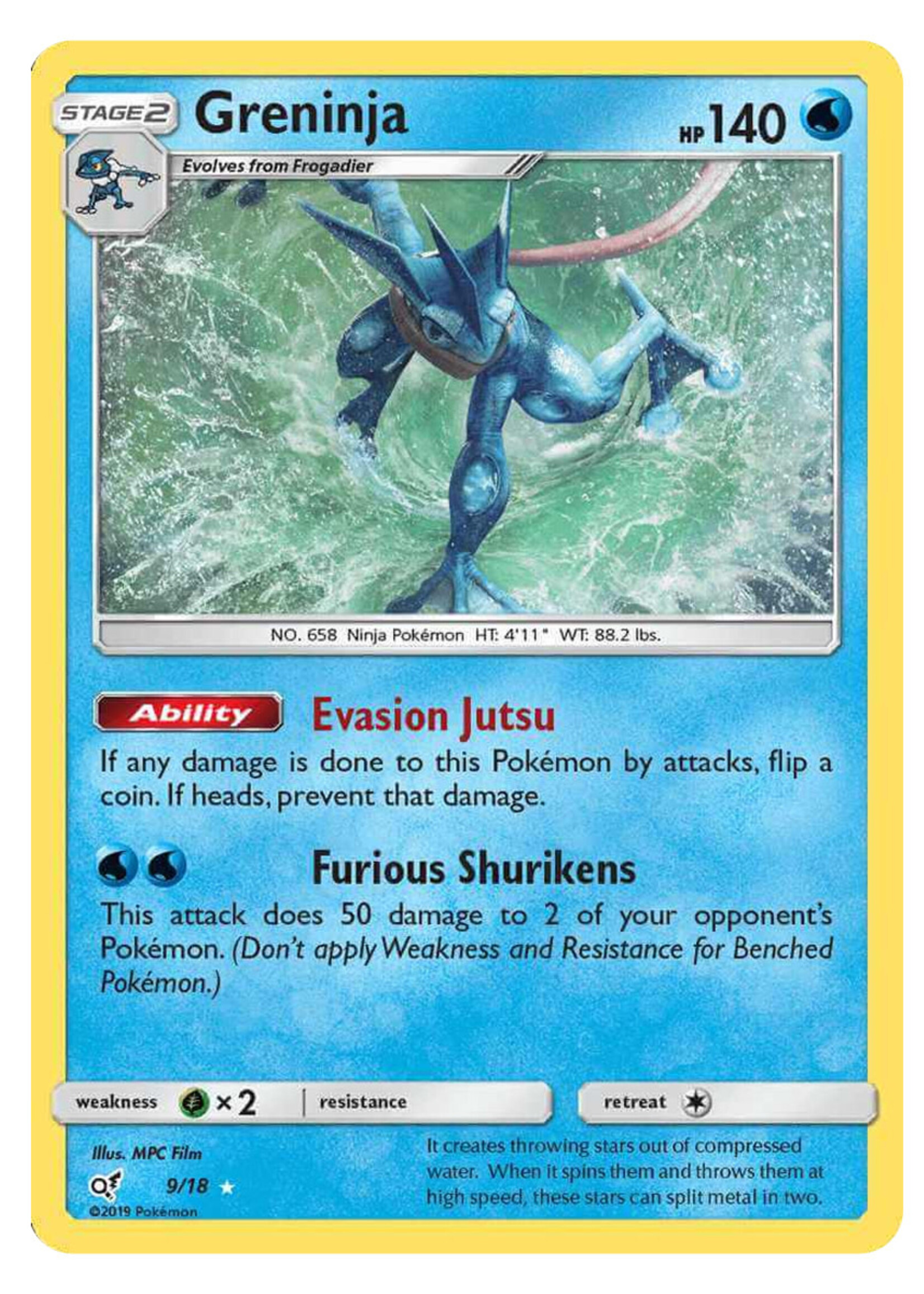 Greninja 9 (DET): light played