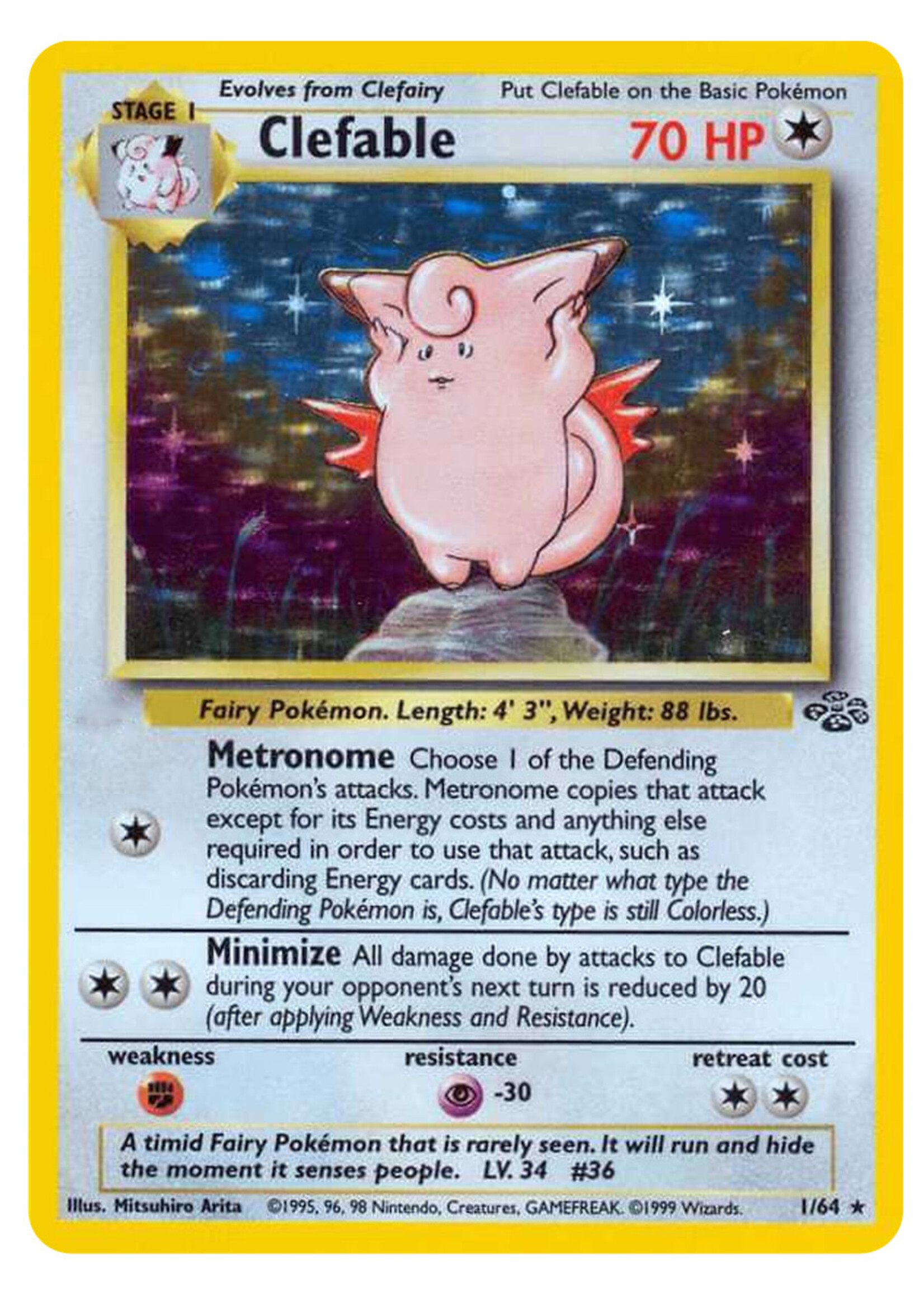 Clefable 1 (JU): excellent