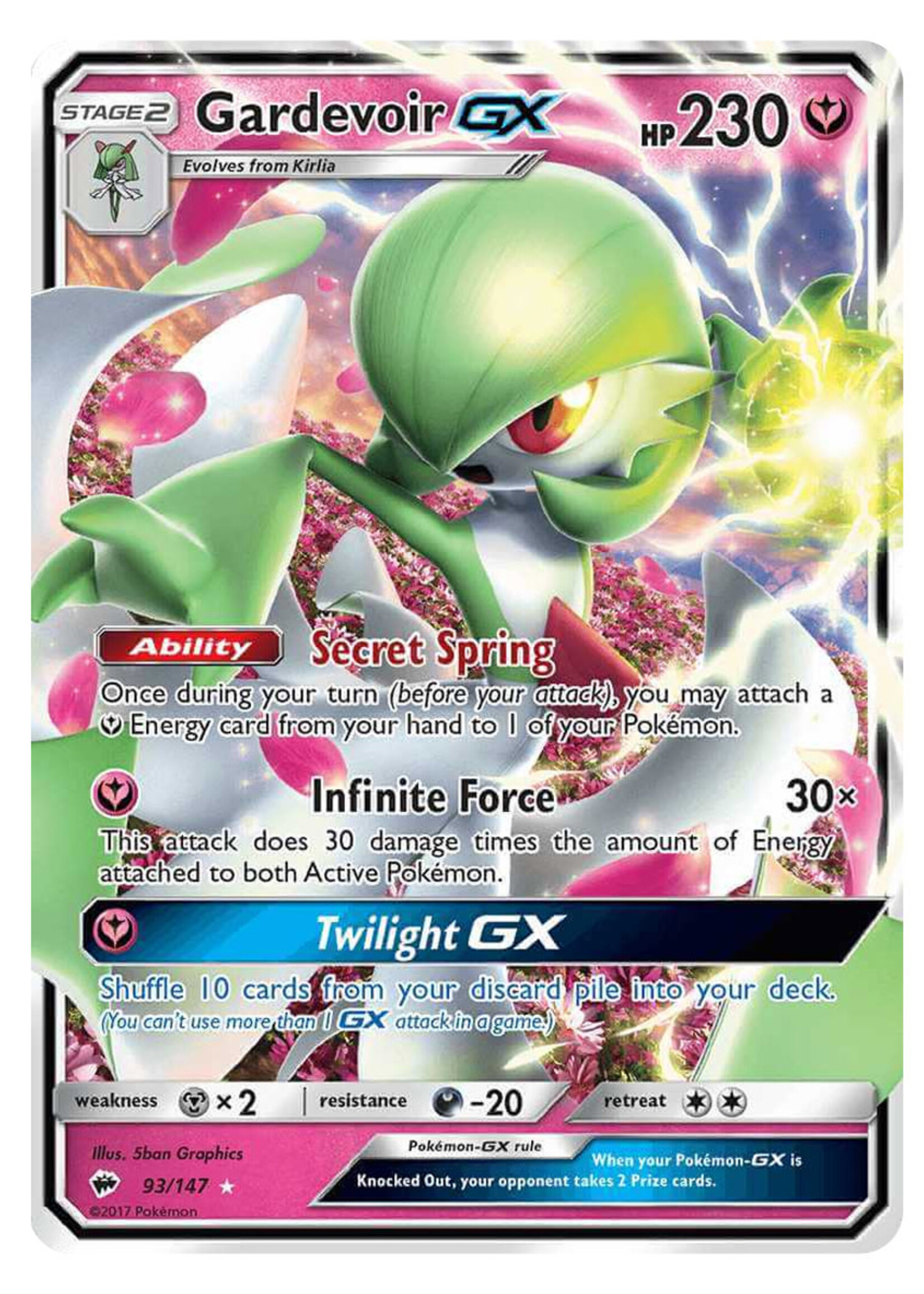 Gardevoir GX 93 (BUS): played