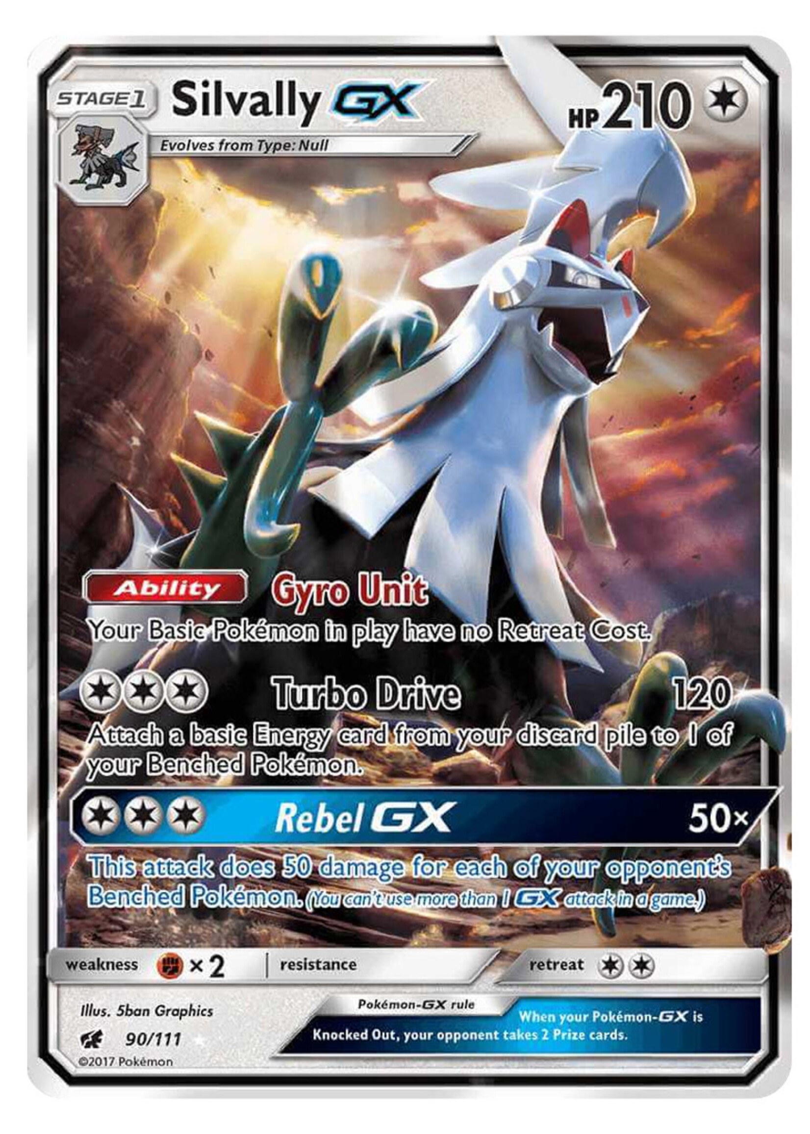 Silvally GX 90 (CIN): light played