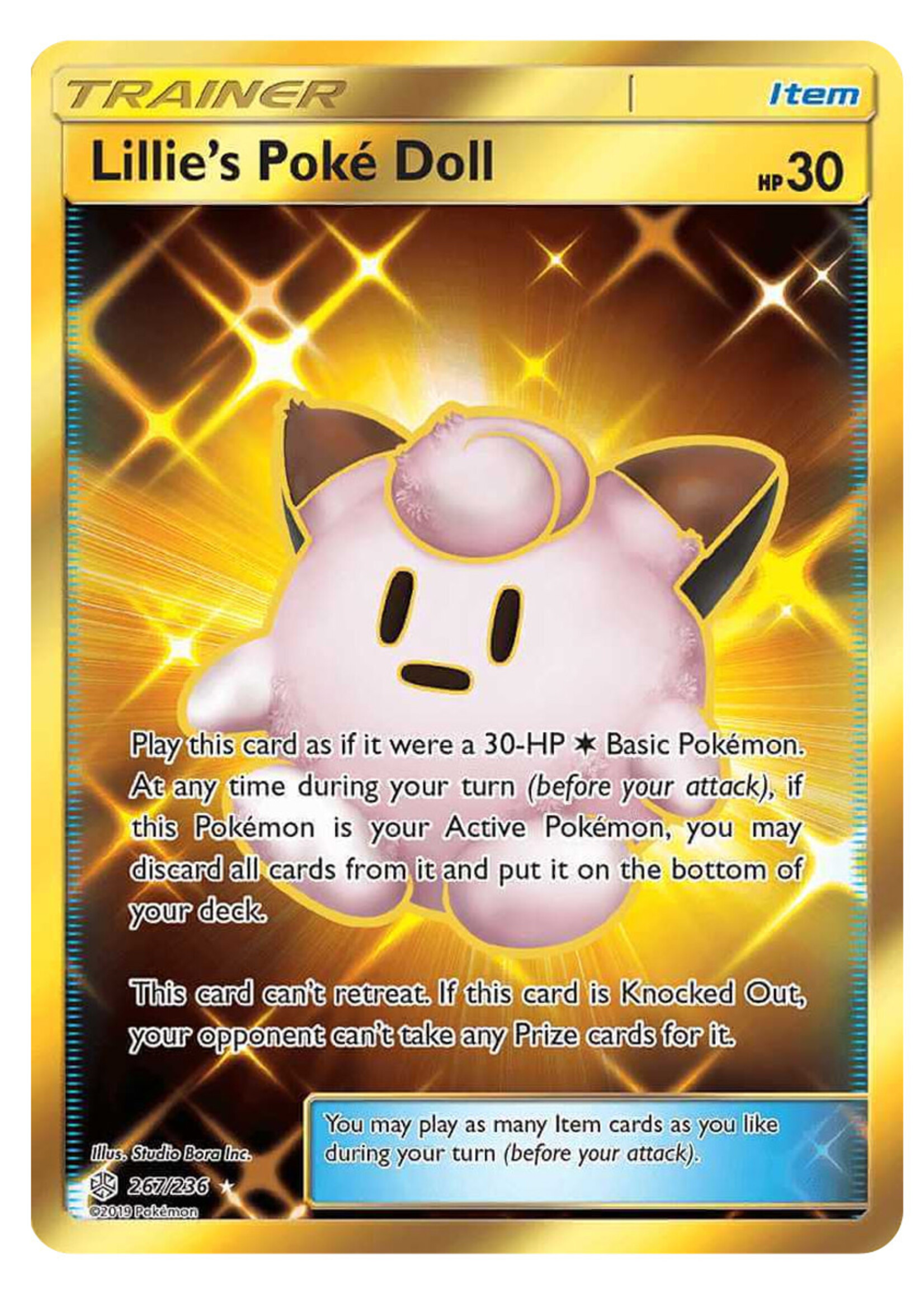 Lillie's Poké Doll 267 (CEC): played+