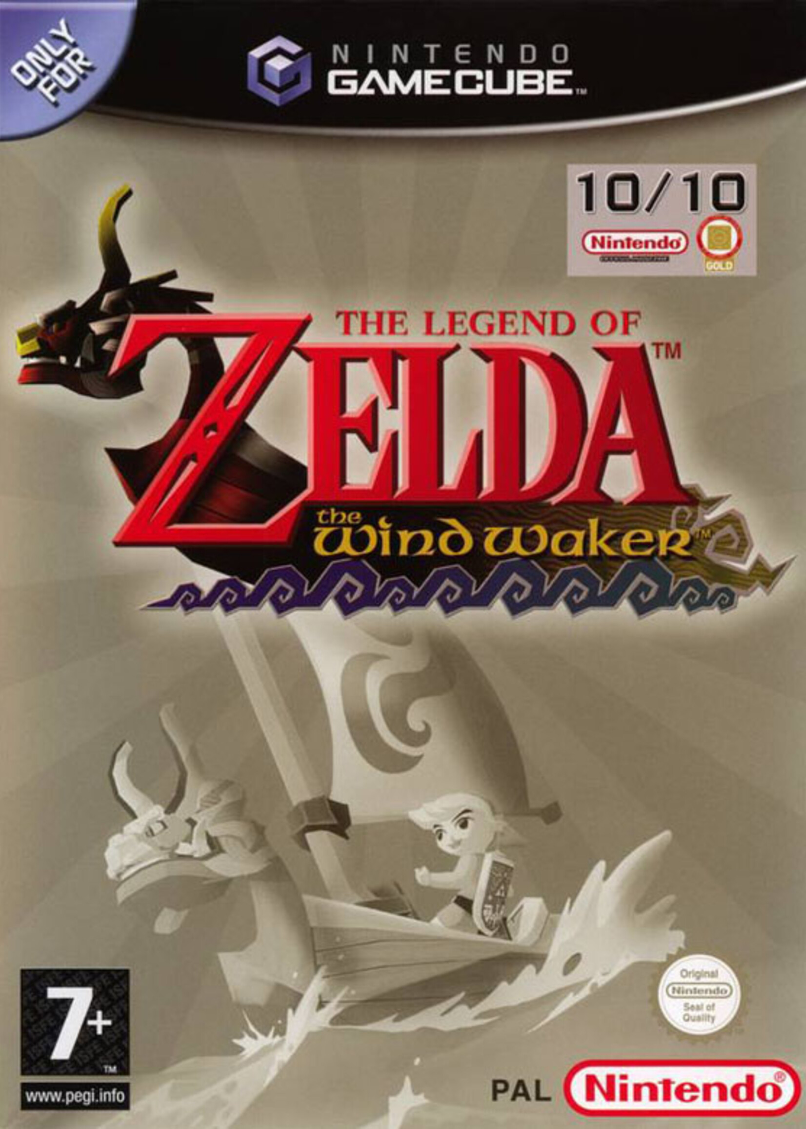The Legend Of Zelda Wind Waker Player's Choice (barstjes in disc) GC