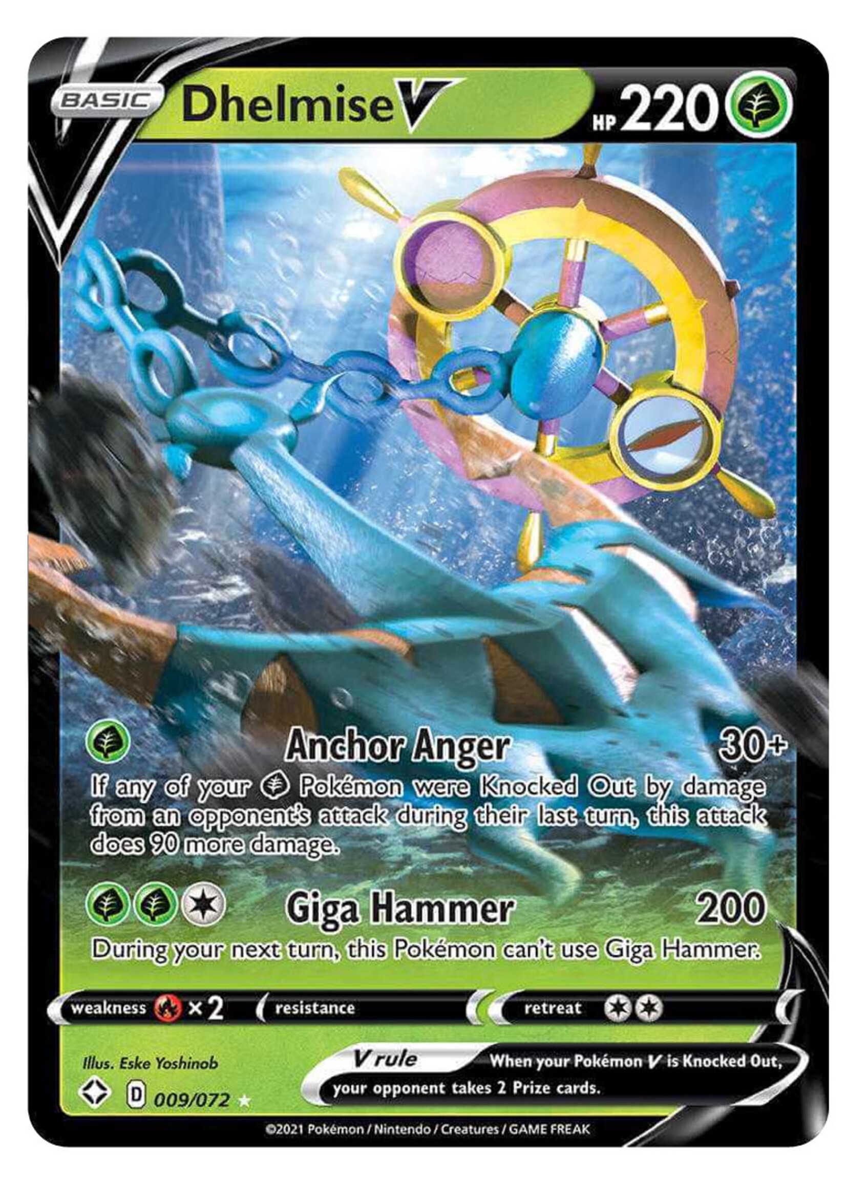 Dhelmise V 9 (SHF): light played