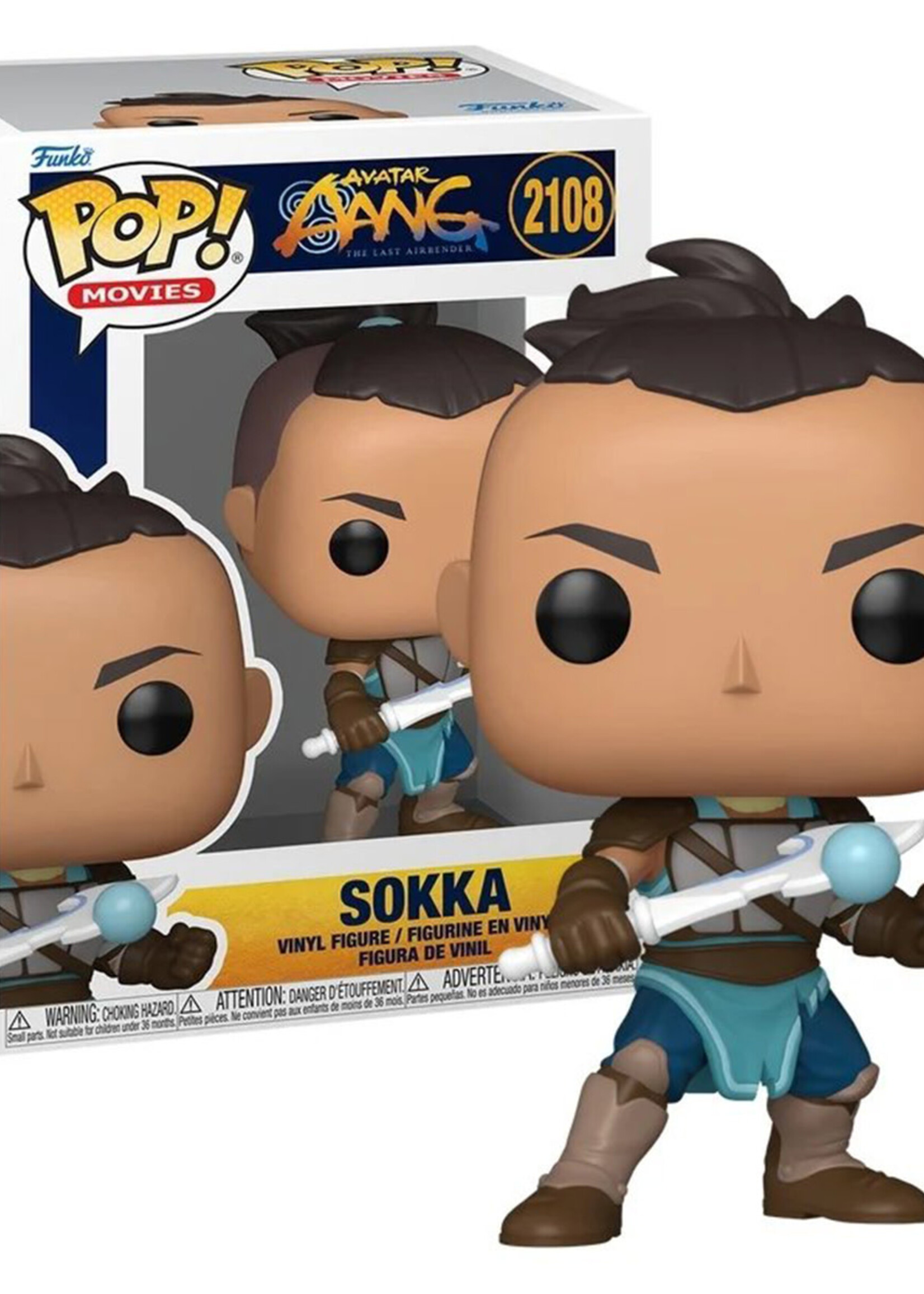 Aang The Last Airbender Funko Pop N° 2108 Sokka