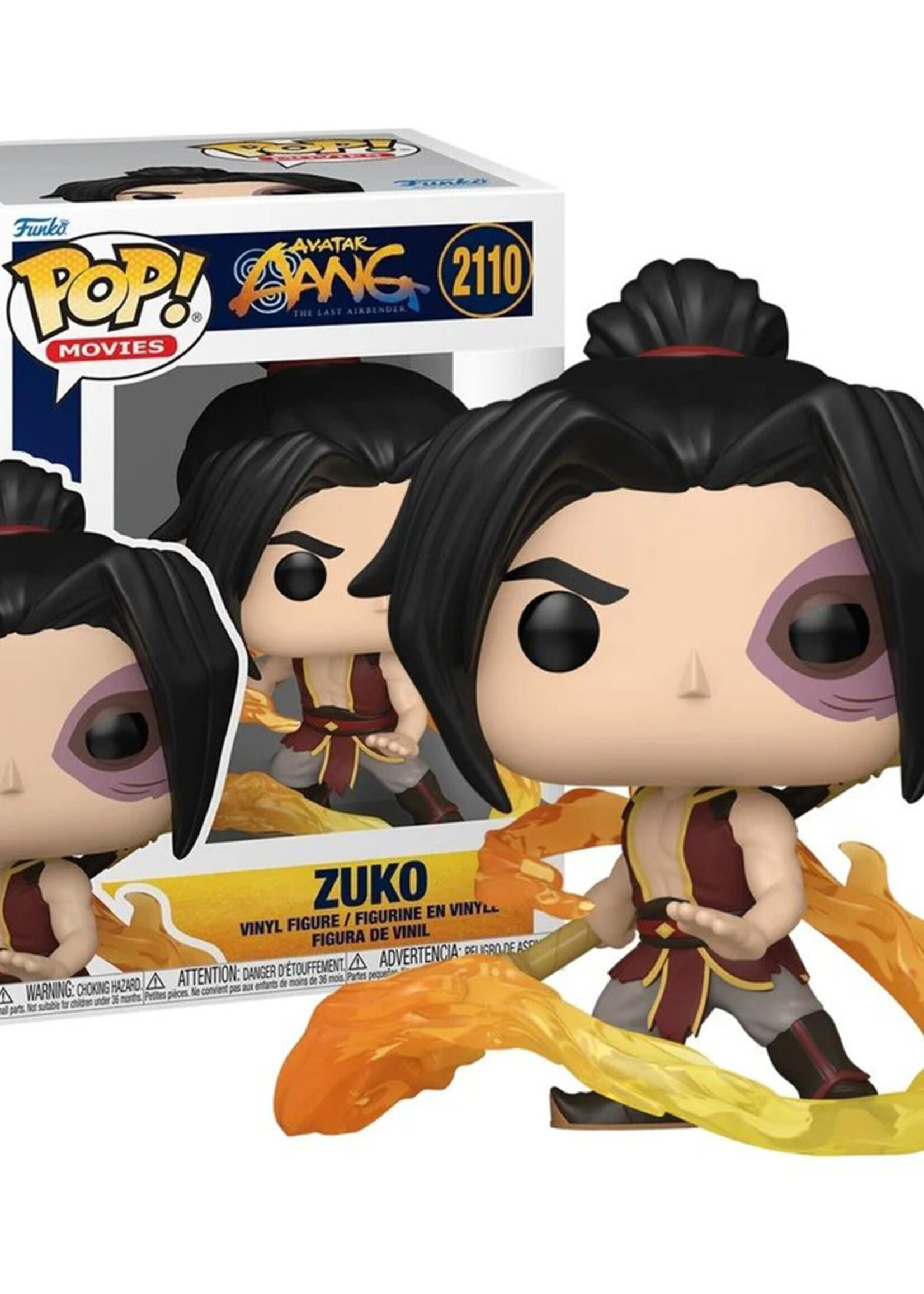 Aang The Last Airbender Funko Pop N° 2110 Zuko