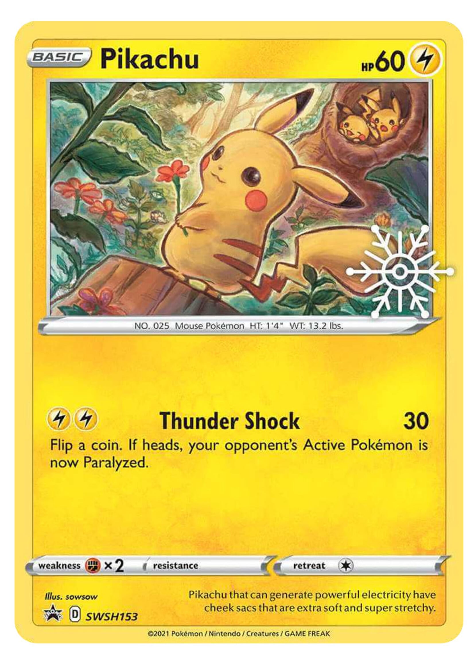 Pikachu 153 (SWSH): excellent+