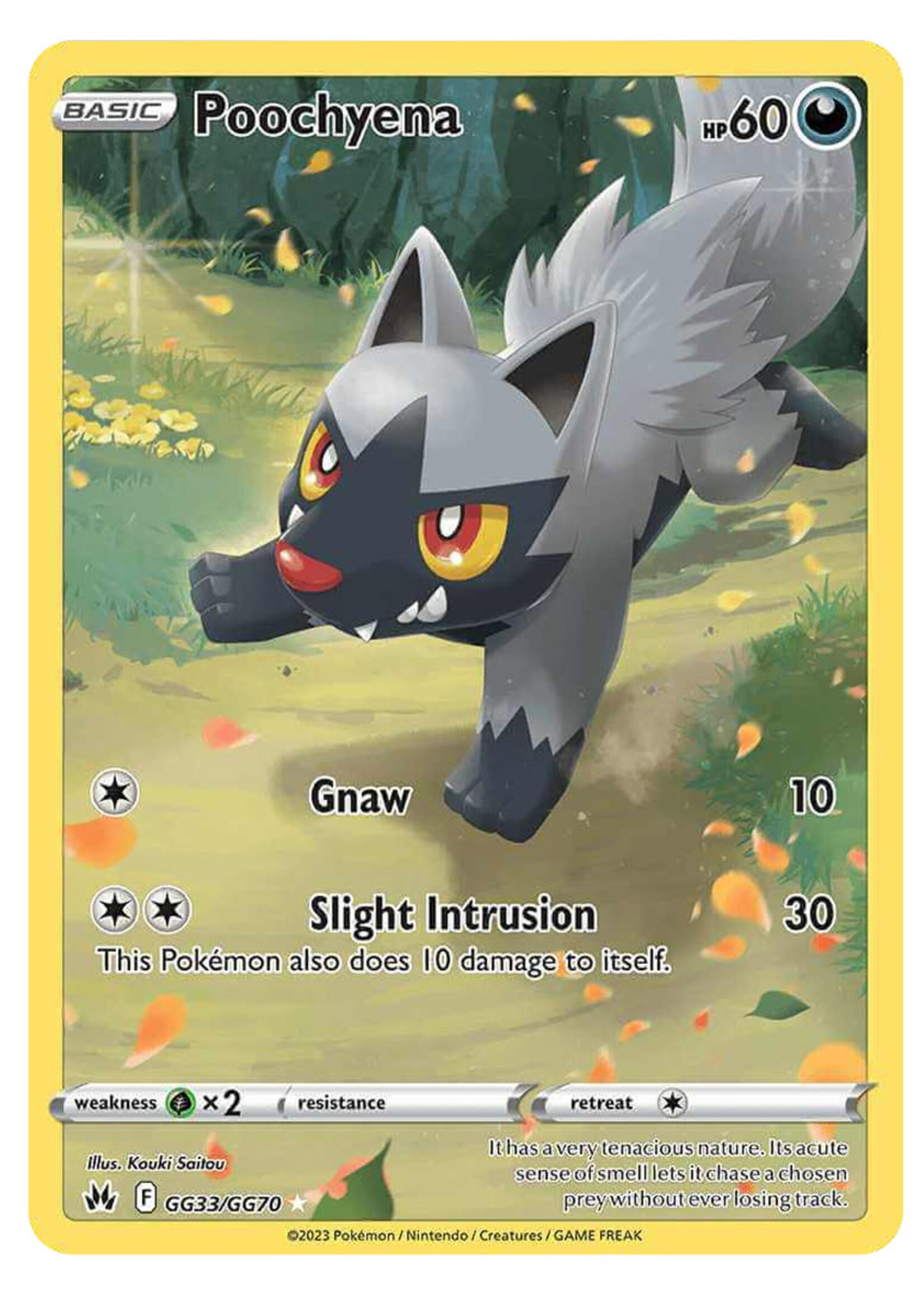 Poochyena GG33 (CRZ): near mint