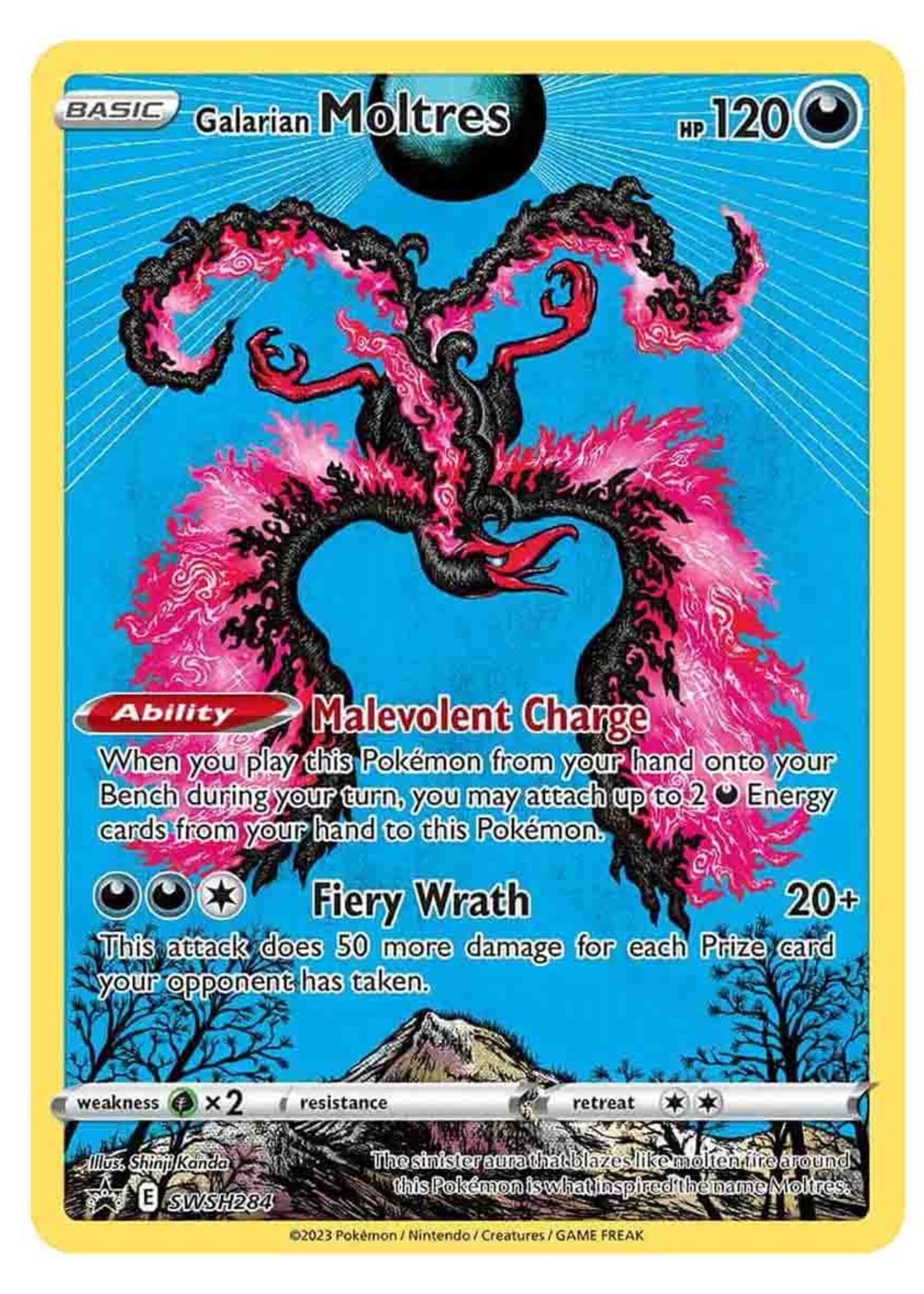Galarian Moltres 284 (SWSH): excellent