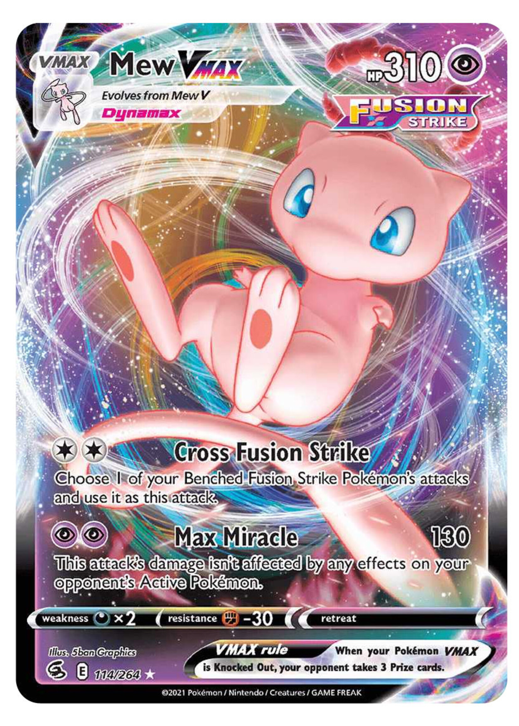 Mew Vmax 114 (FST): good