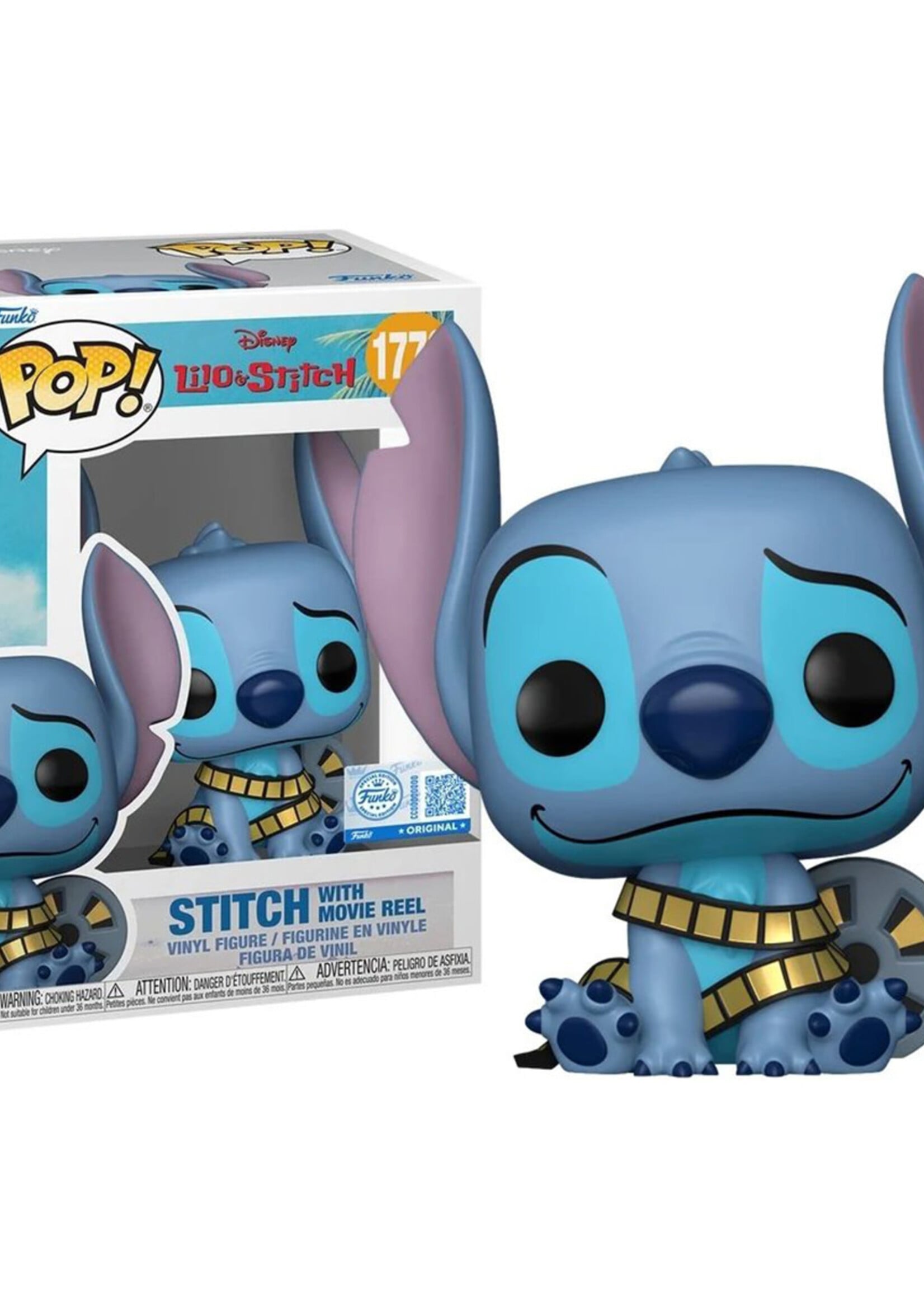 Lilo & Stitch Funko Pop N° 1779 Stitch With Movie Reel